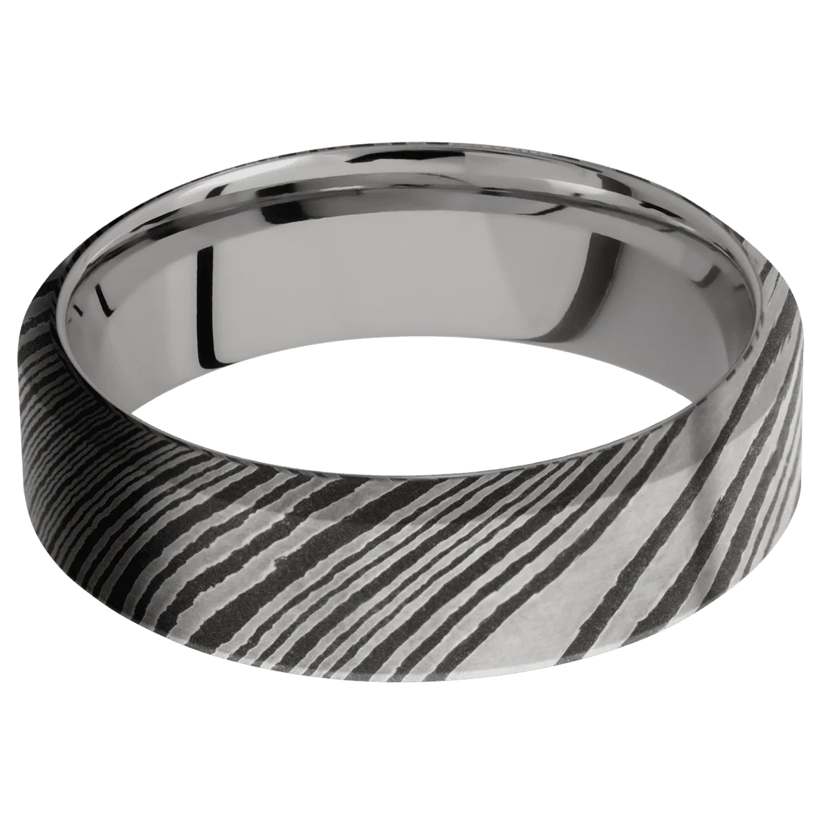 Damascus + Acid Finish + Titanium - Image 3