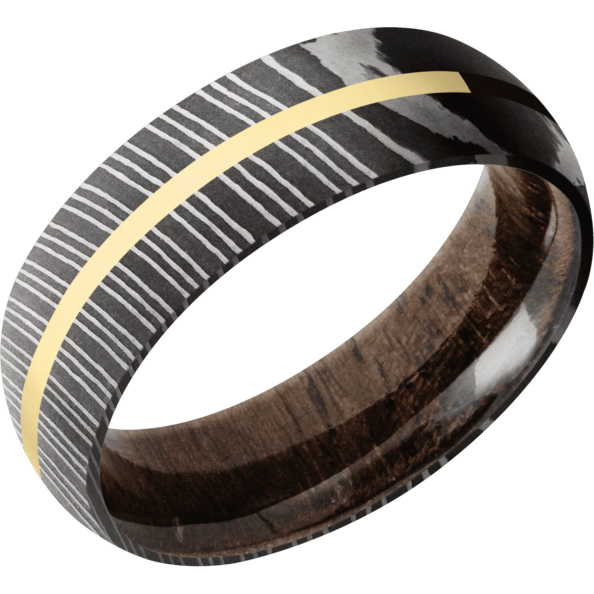 Damascus + Acid Finish + Walnut - Image 2
