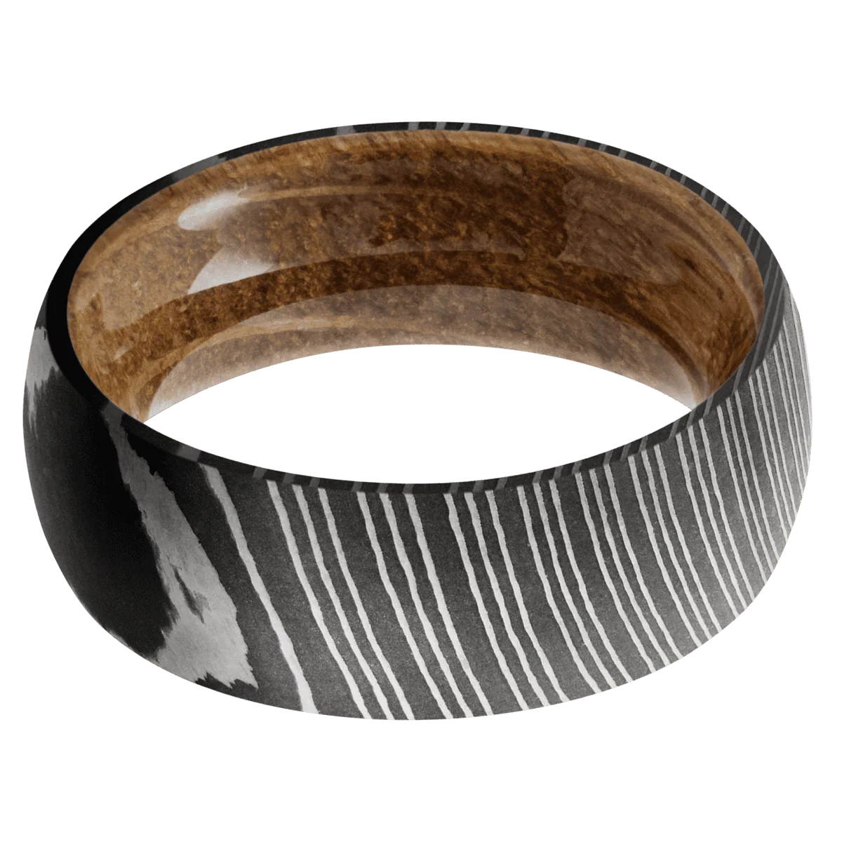 Damascus + Acid Finish + Whiskey Barrel - Image 3