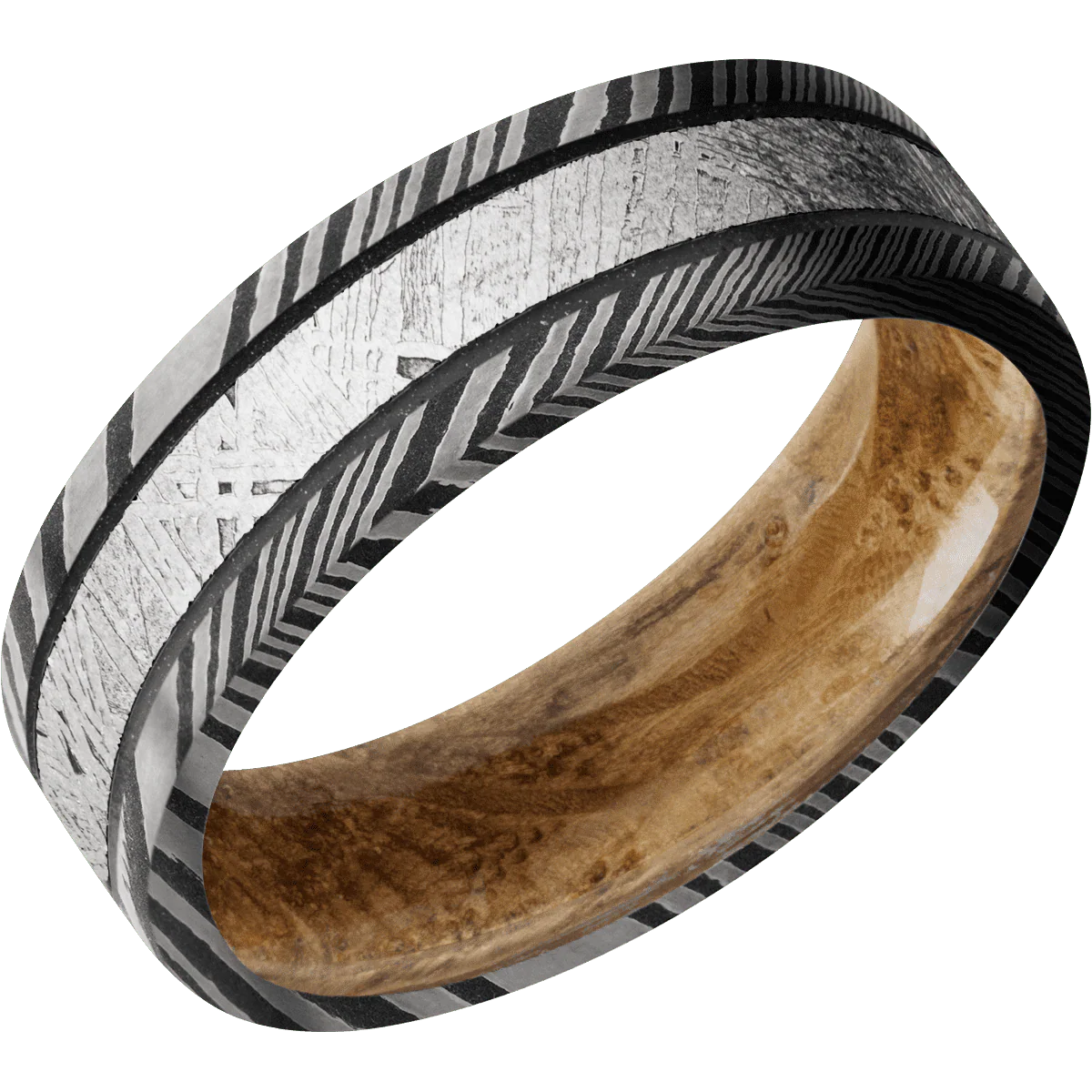 Damascus + Acid Finish + Whiskey Barrel - Image 2
