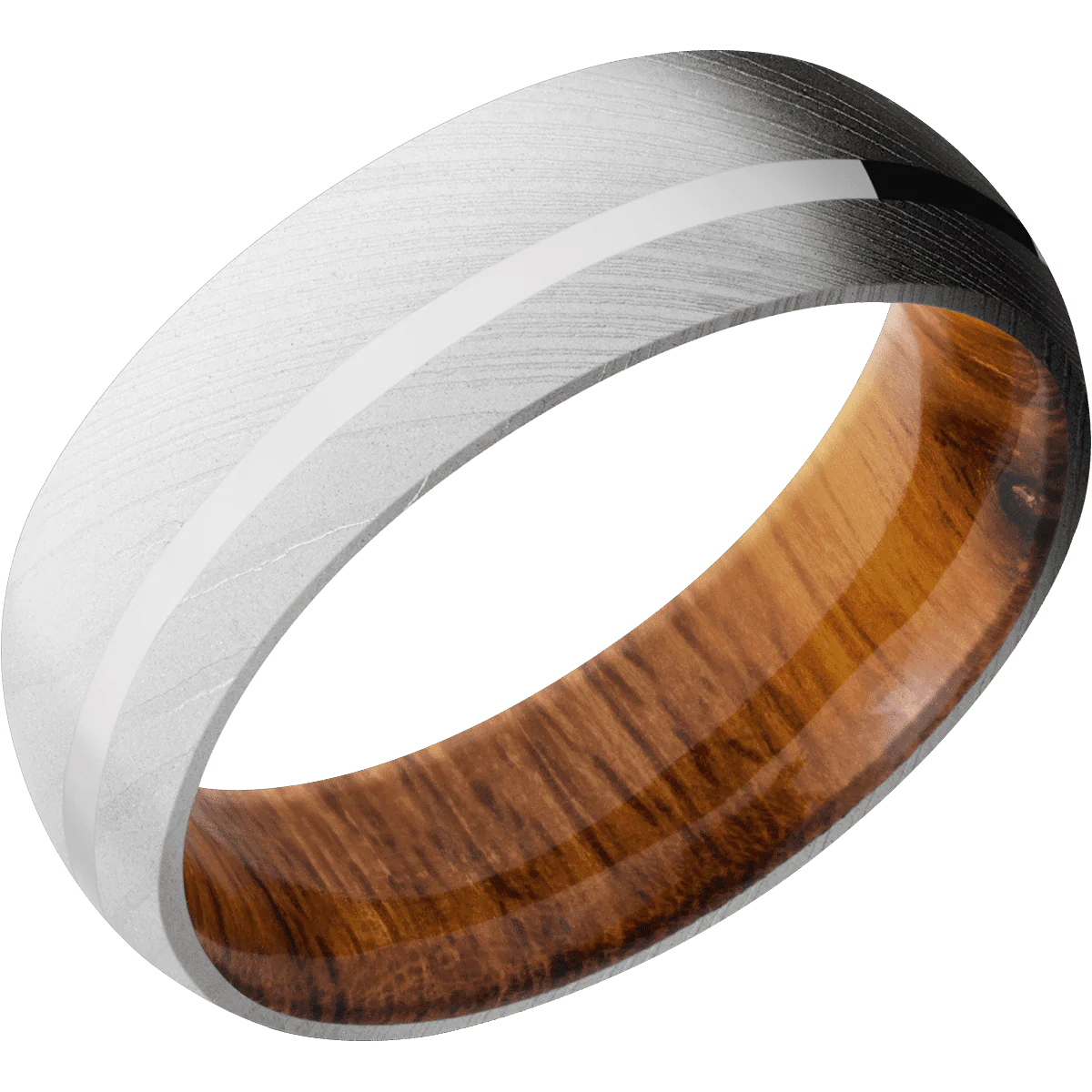 Damascus + Bead Finish + Desert Iron Wood - Image 2