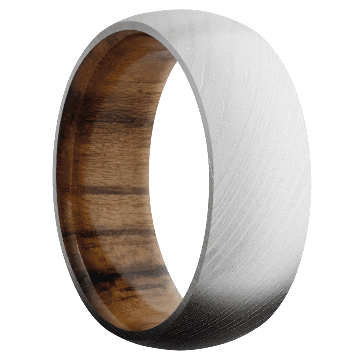 Damascus + Bead Finish + Teak