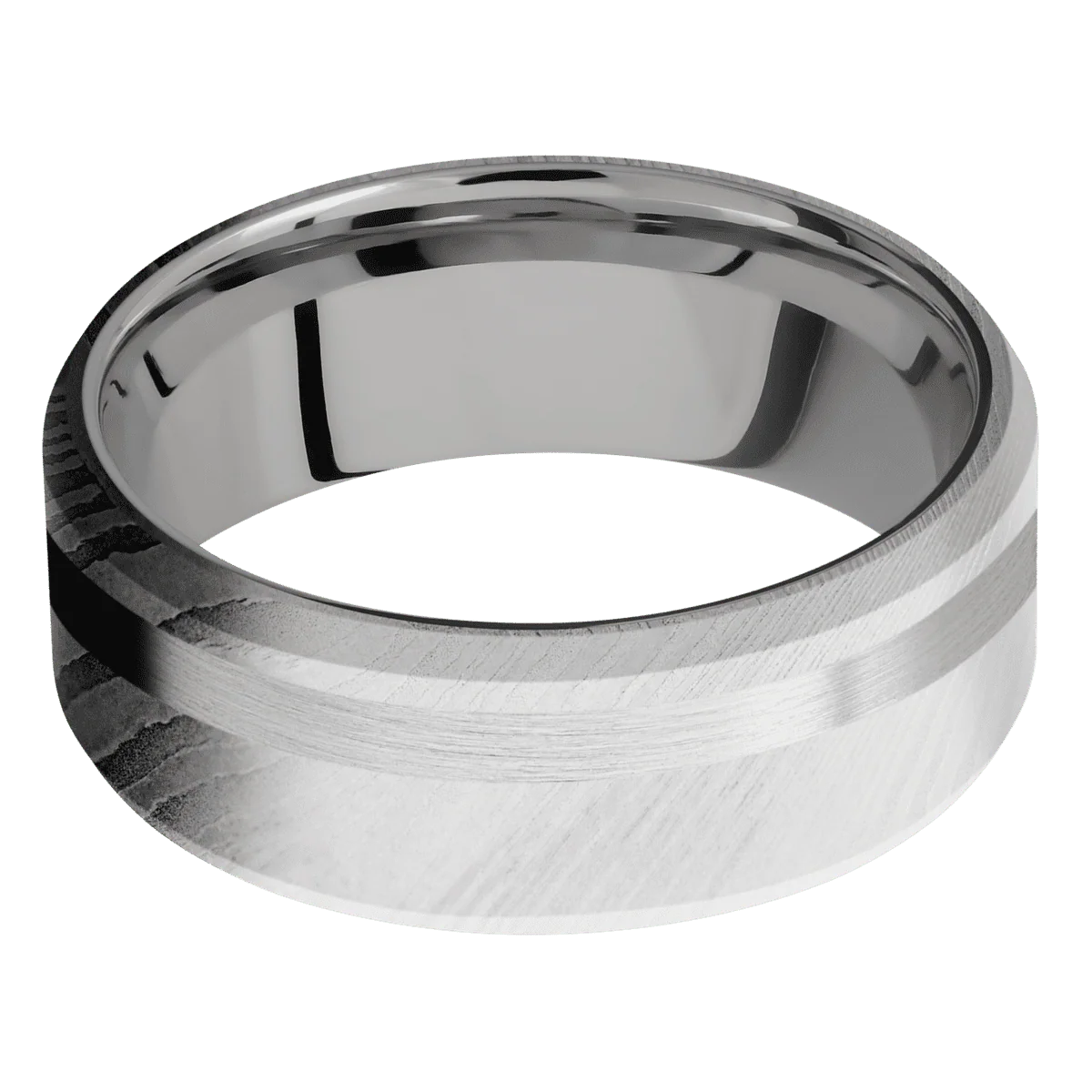 Damascus + Bead Finish + Titanium - Image 3