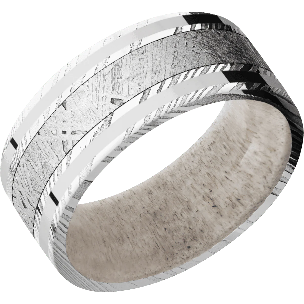 Damascus + Polish Finish + Antler - Image 2
