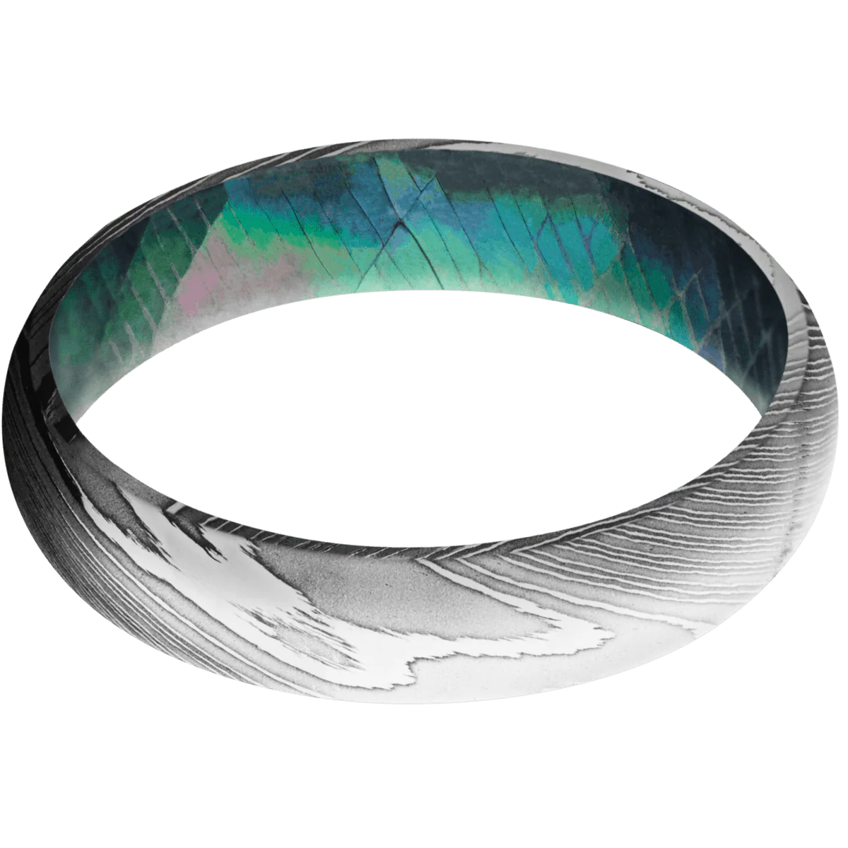 Damascus + Polish Finish + Black Mother of Pearl - Image 3