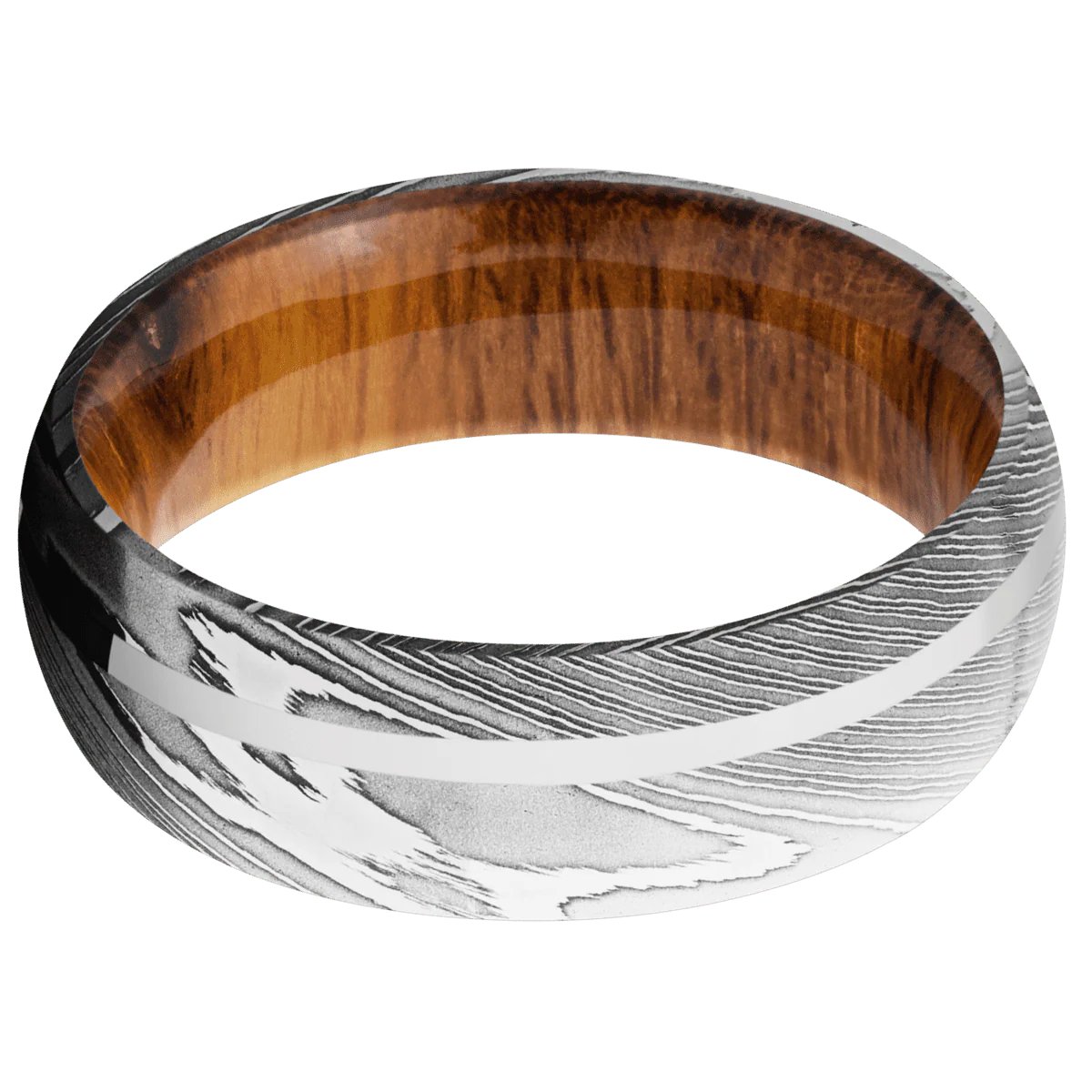 Damascus + Polish Finish + Desert Iron Wood - Image 3