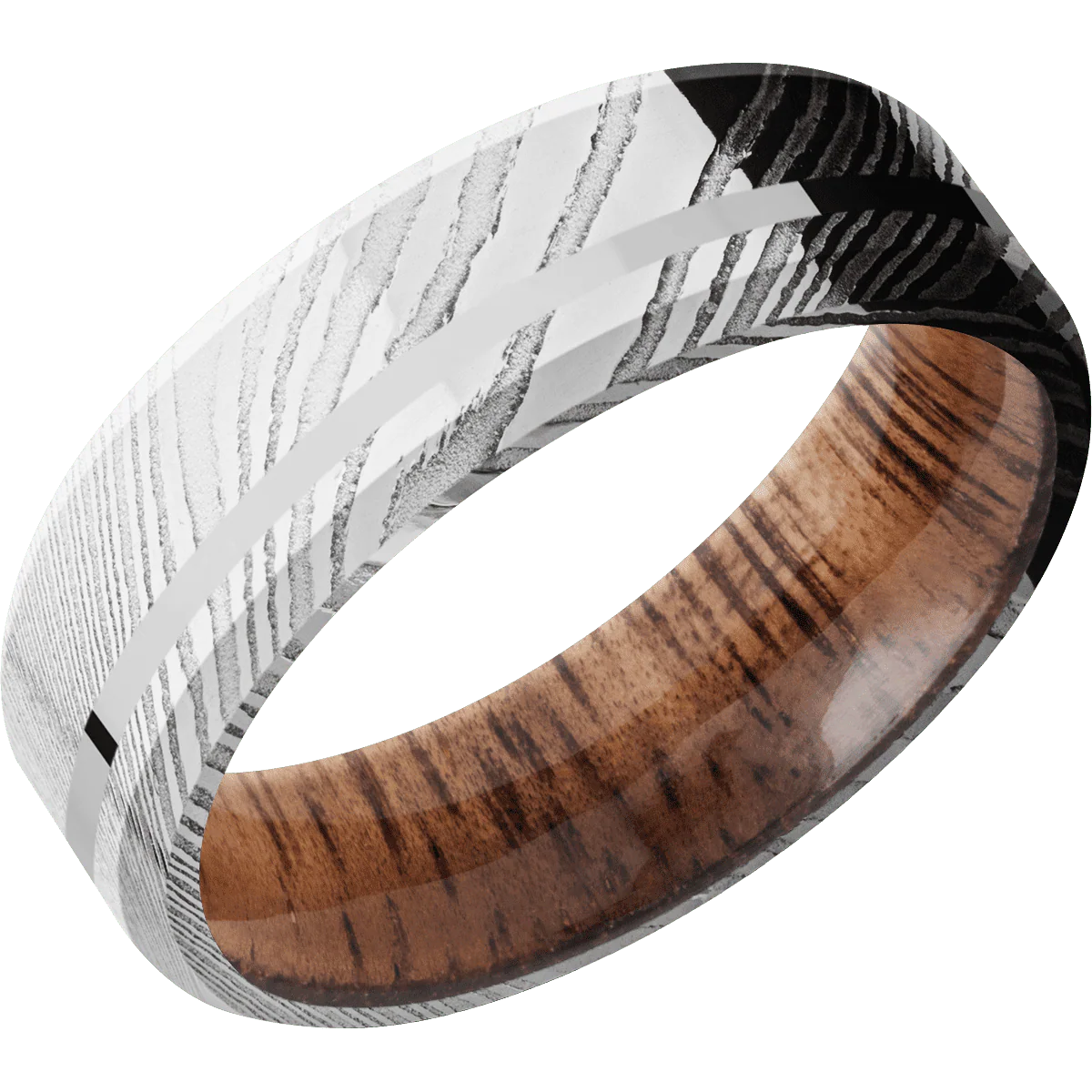 Damascus + Polish Finish + Koa - Image 2