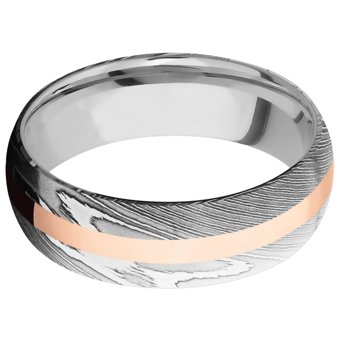 Damascus + Polish Finish + Palladium Silver - Image 3