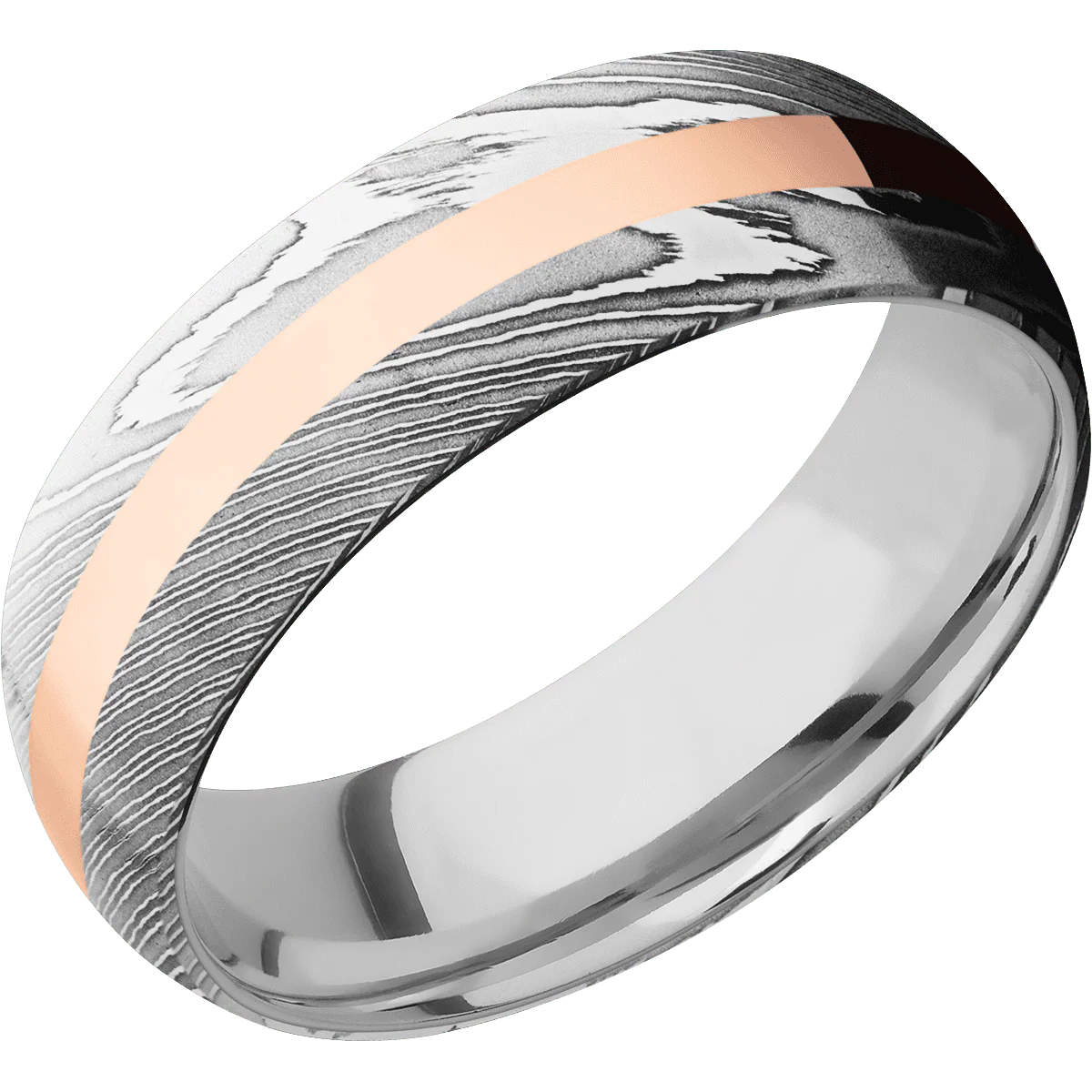 Damascus + Polish Finish + Palladium Silver - Image 2