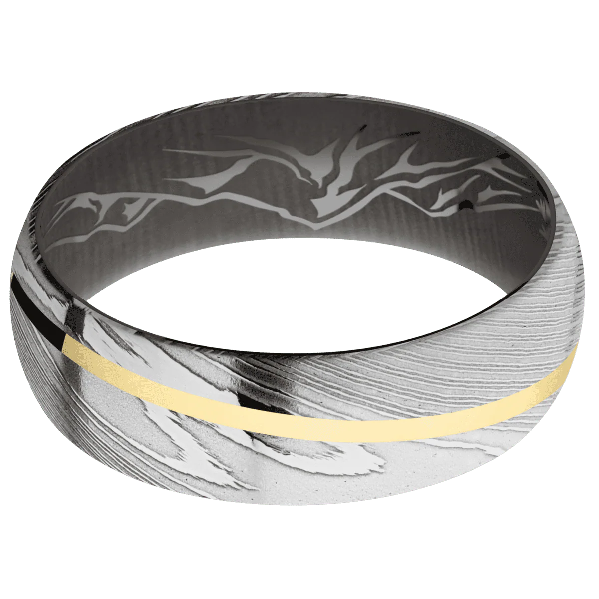 Damascus + Polish Finish + Tantalum Noir - Image 3