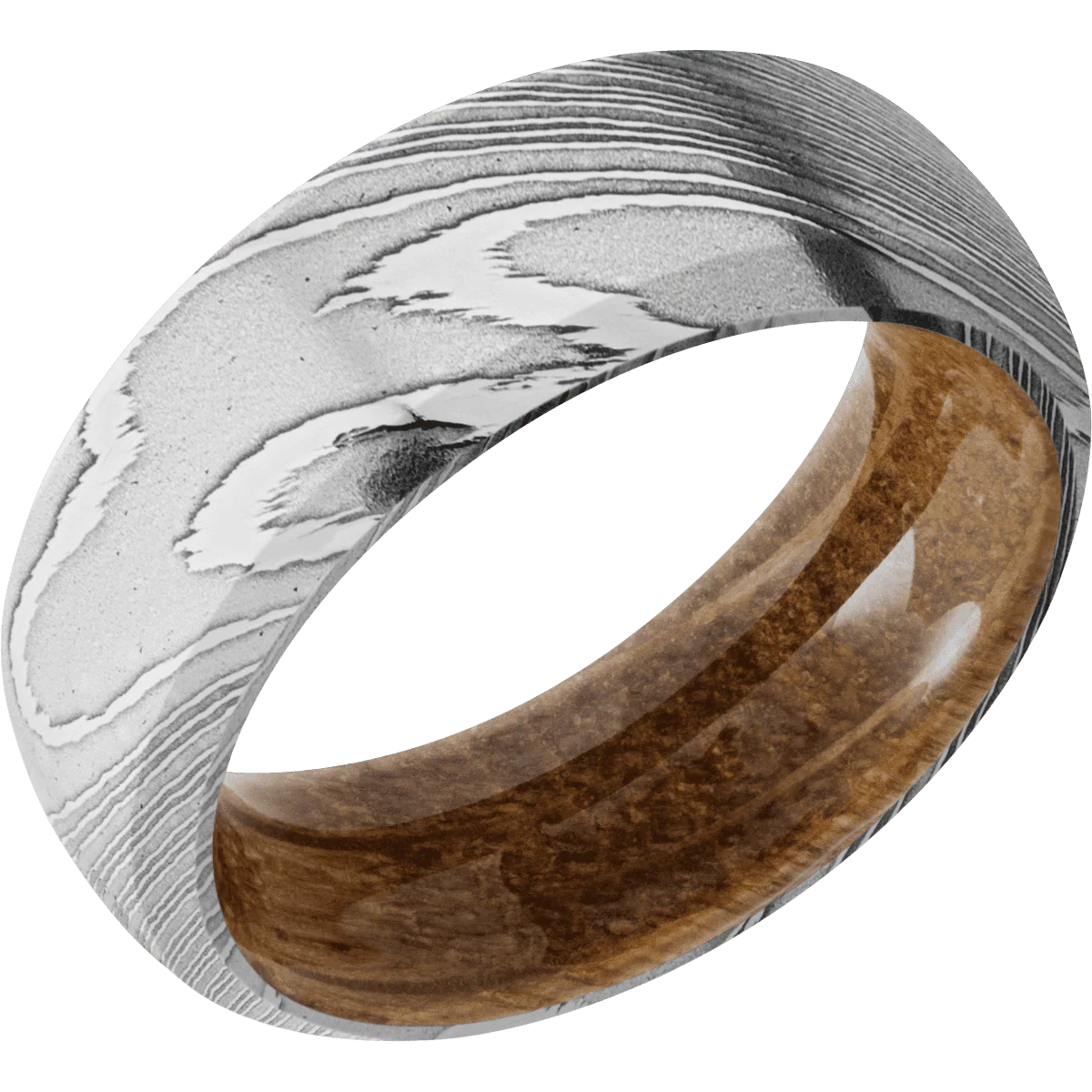 Damascus + Polish Finish + Whiskey Barrel - Image 2