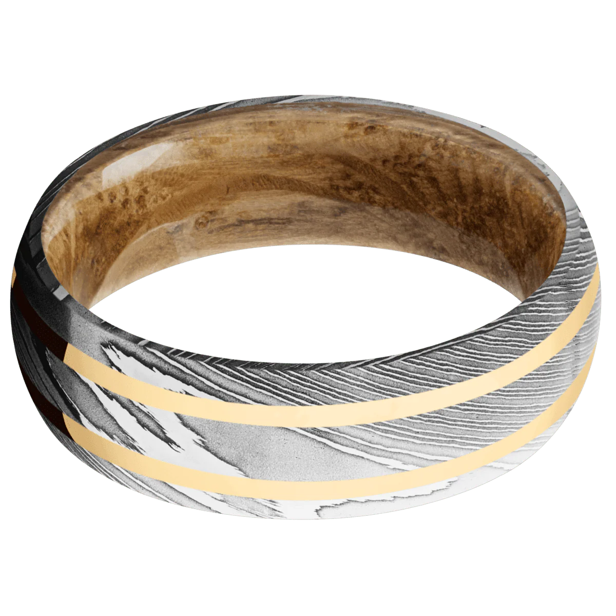 Damascus + Polish Finish + Whiskey Barrel - Image 3