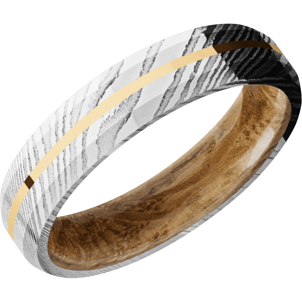 Damascus + Polish Finish + Whiskey Barrel - Image 2