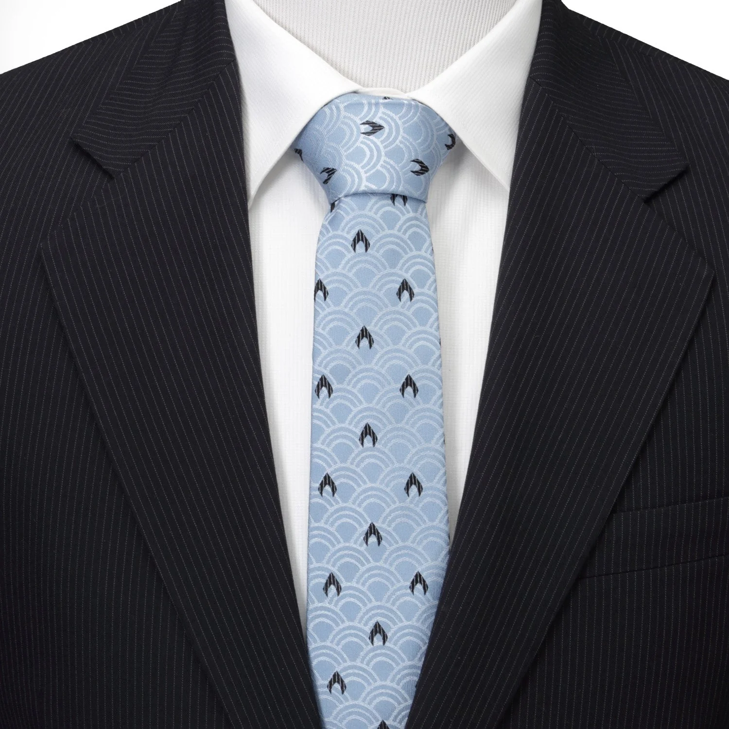 DC Aquaman Blue Men's Tie - Image 2