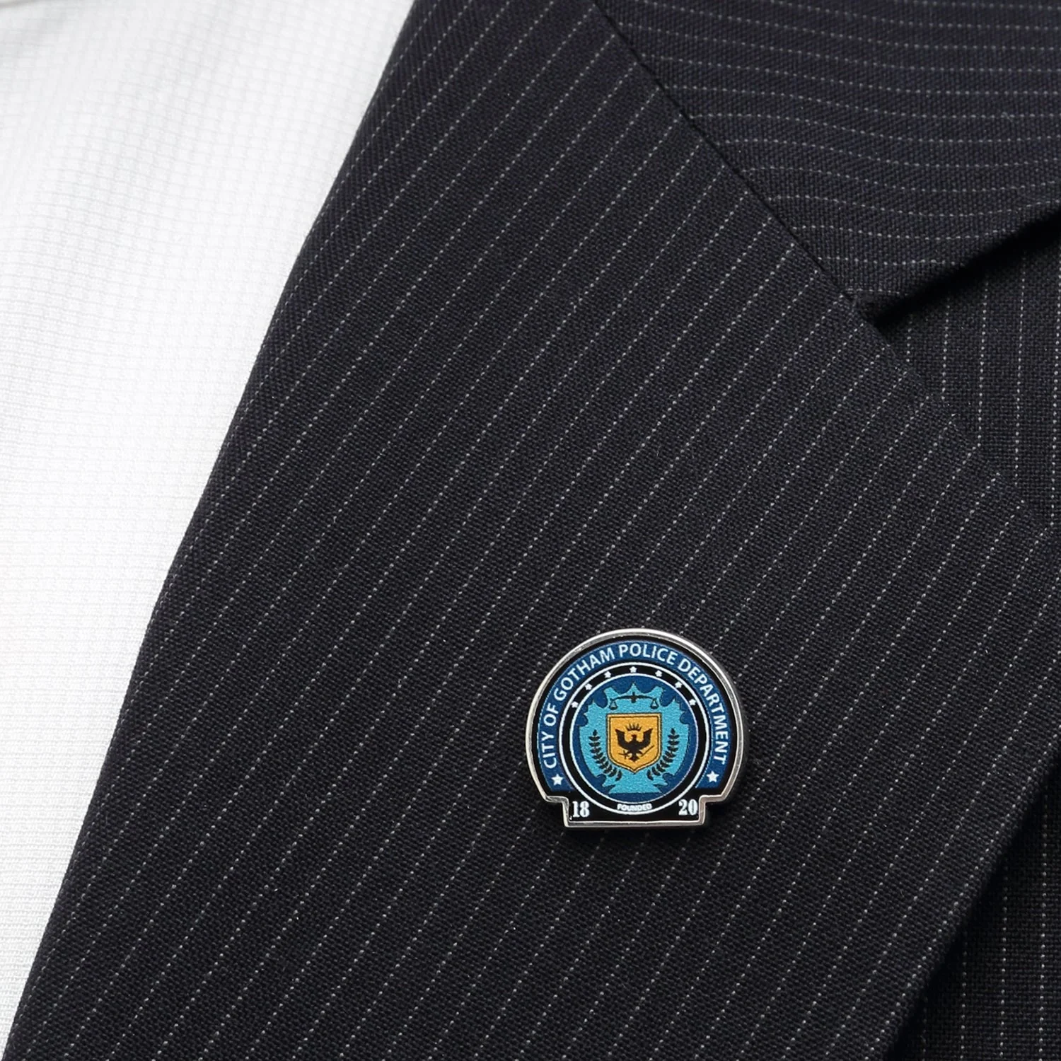 DC Batman Gotham Police Lapel Pin - Image 4