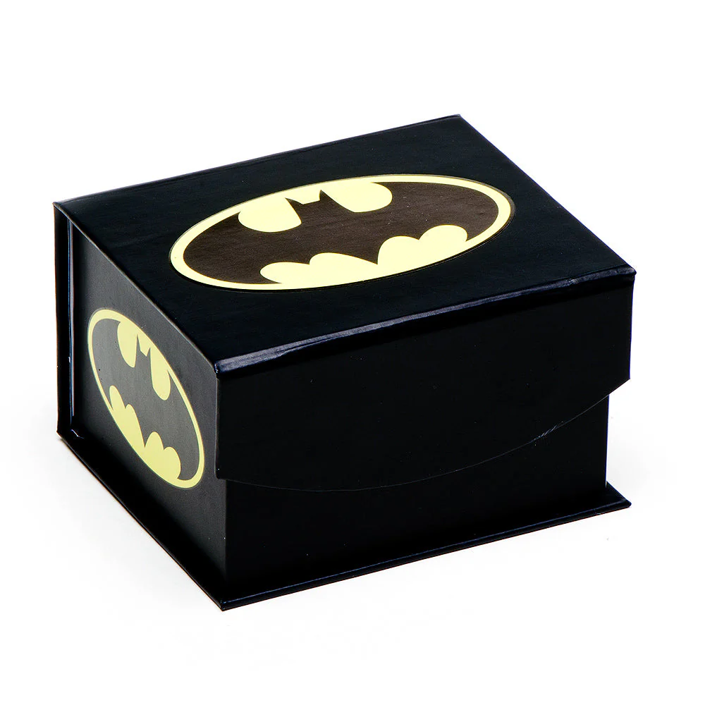 DC Batman Wayne Monogram Gold Cufflinks - Image 5