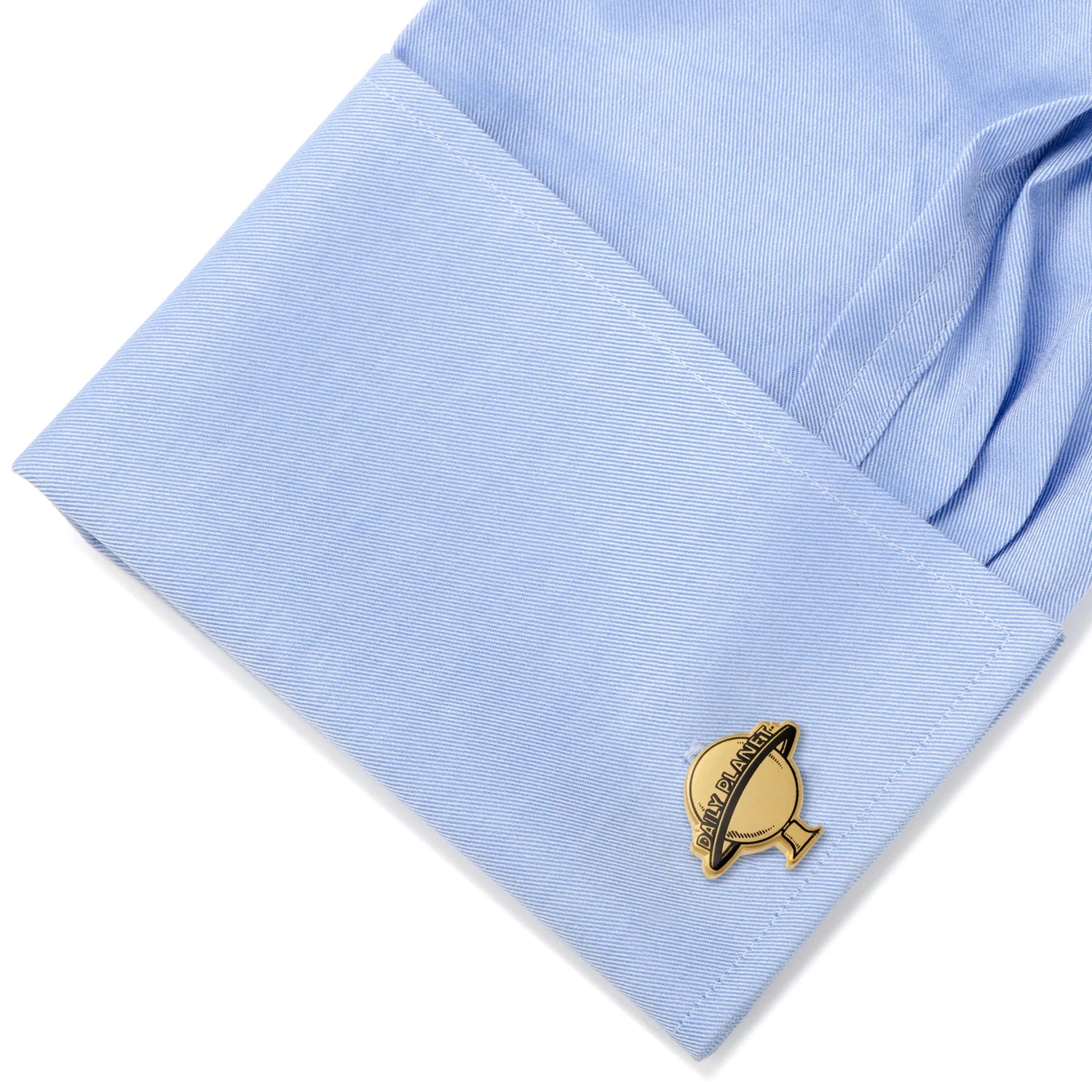 DC Superman Daily Planet Gold Cufflinks - Image 3