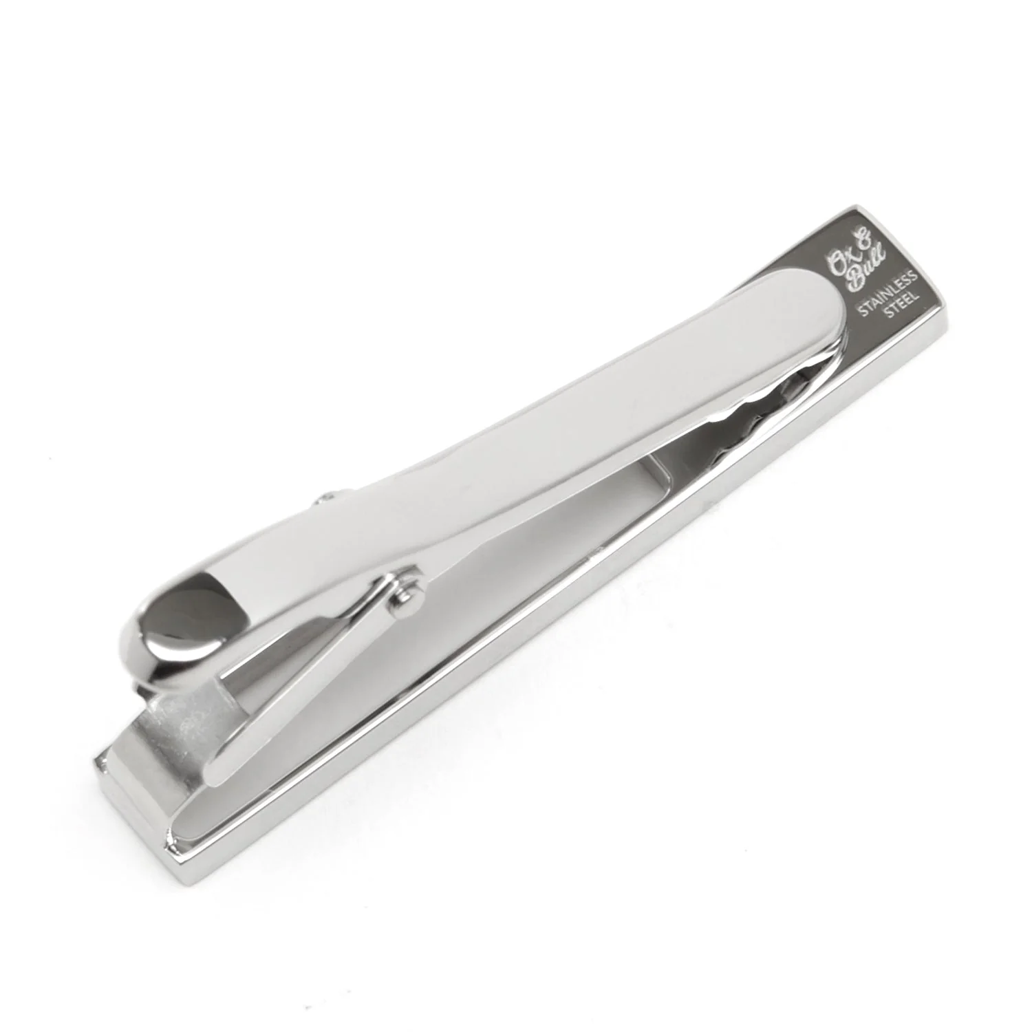 Die Cut Metal Stainless Steel Tie Clip - Image 3