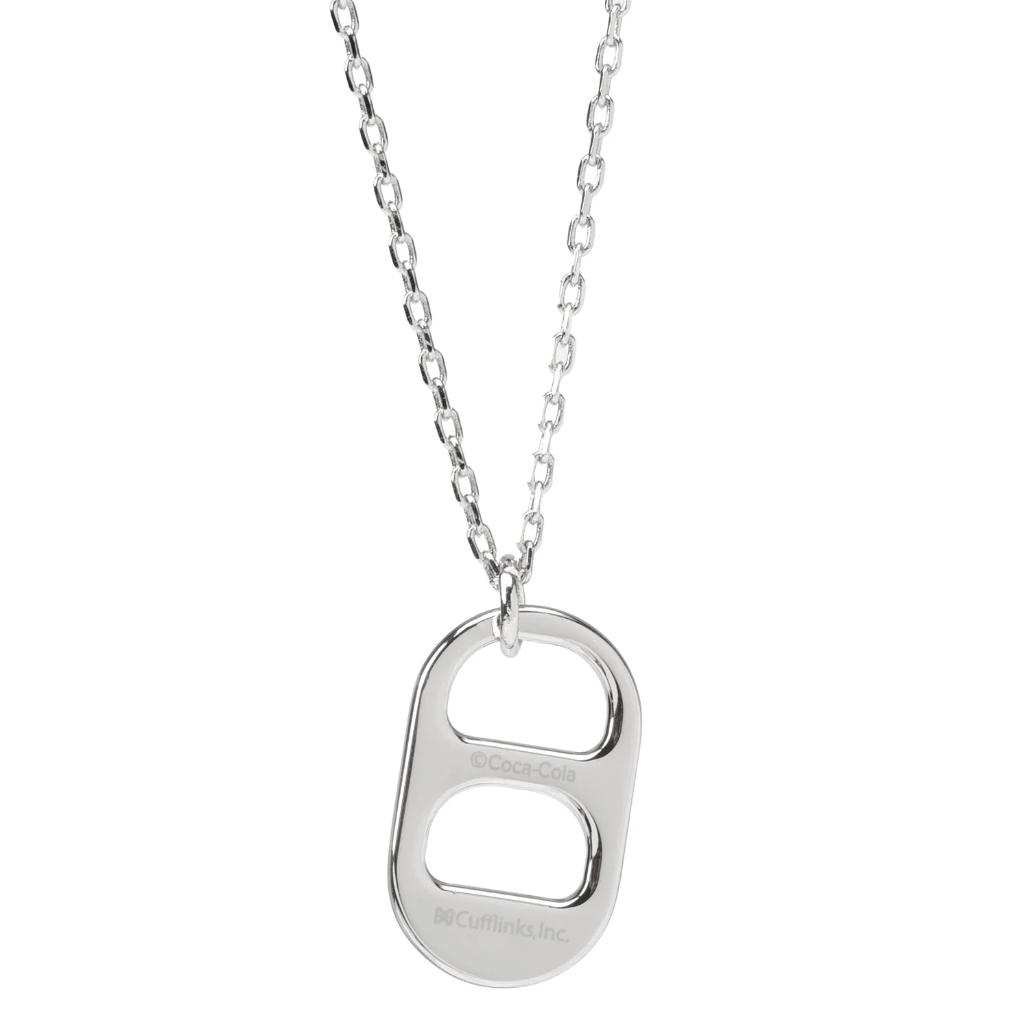 Diet Coke Coca-Cola Tab Silver Necklace - Image 2