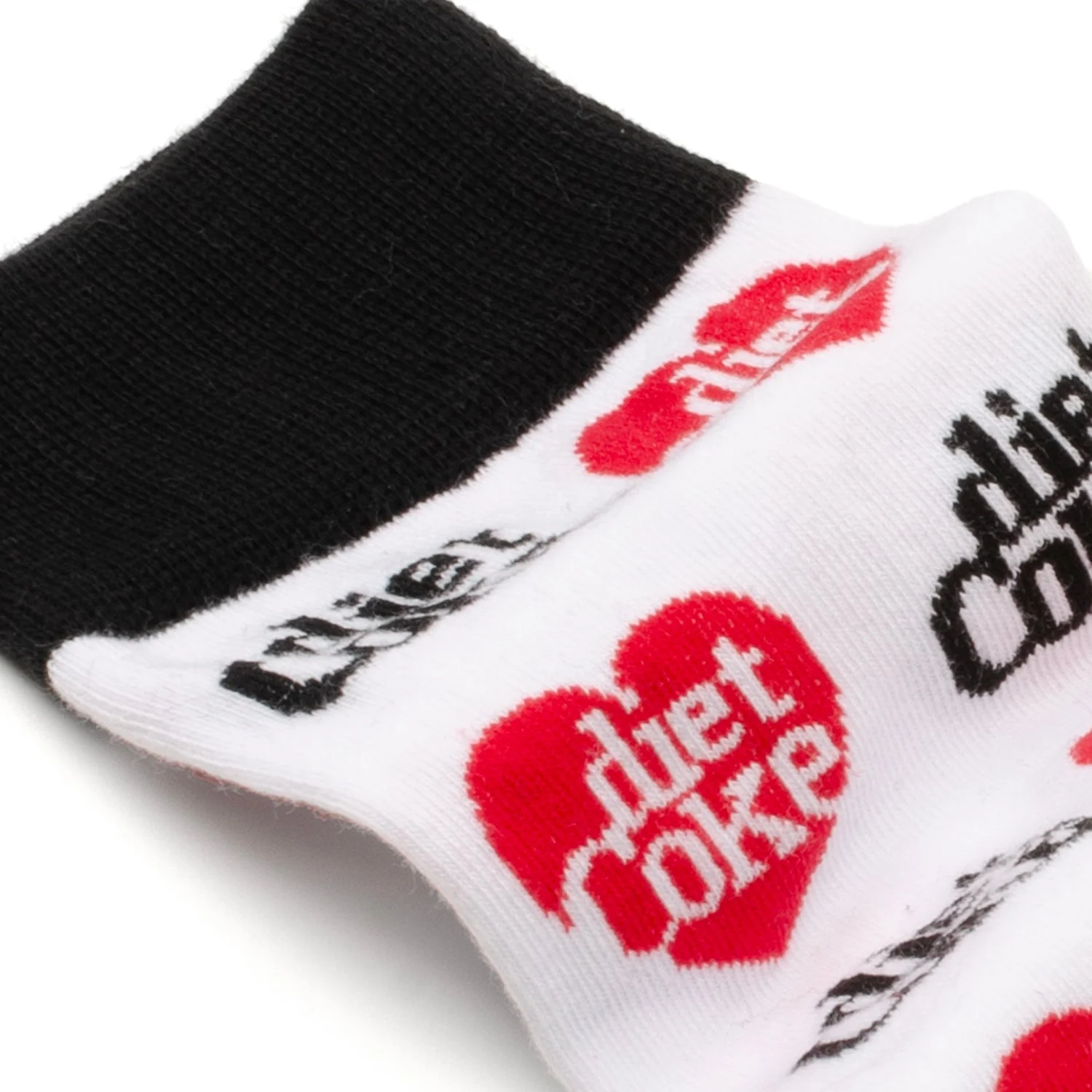 Diet Coke Coca-Cola White Dress Socks - Image 3