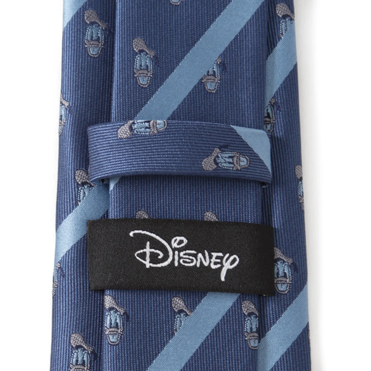 Disney Donald Duck Stripe Blue Men's Tie - Image 5