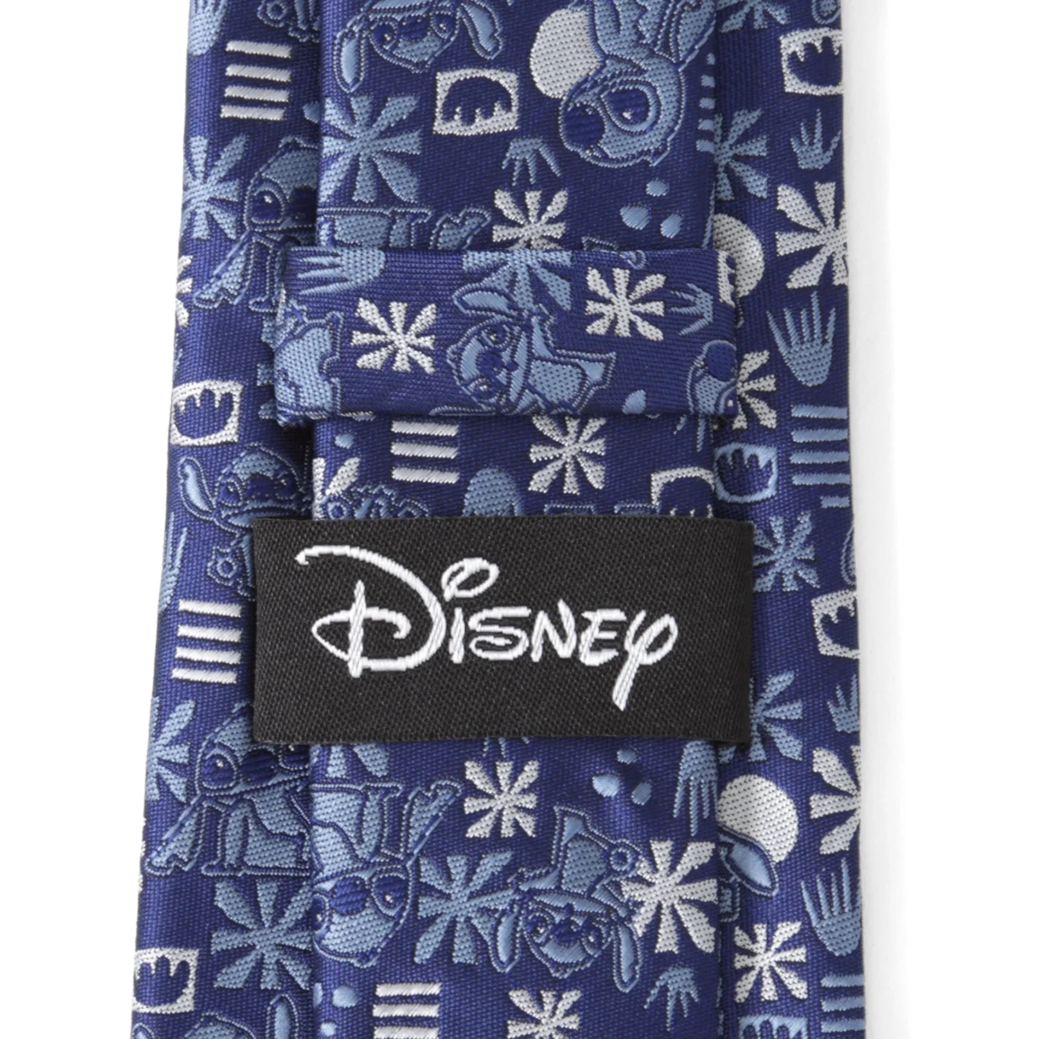 Disney Lilo & Stitch Blue Tropical Men's Tie - Image 4