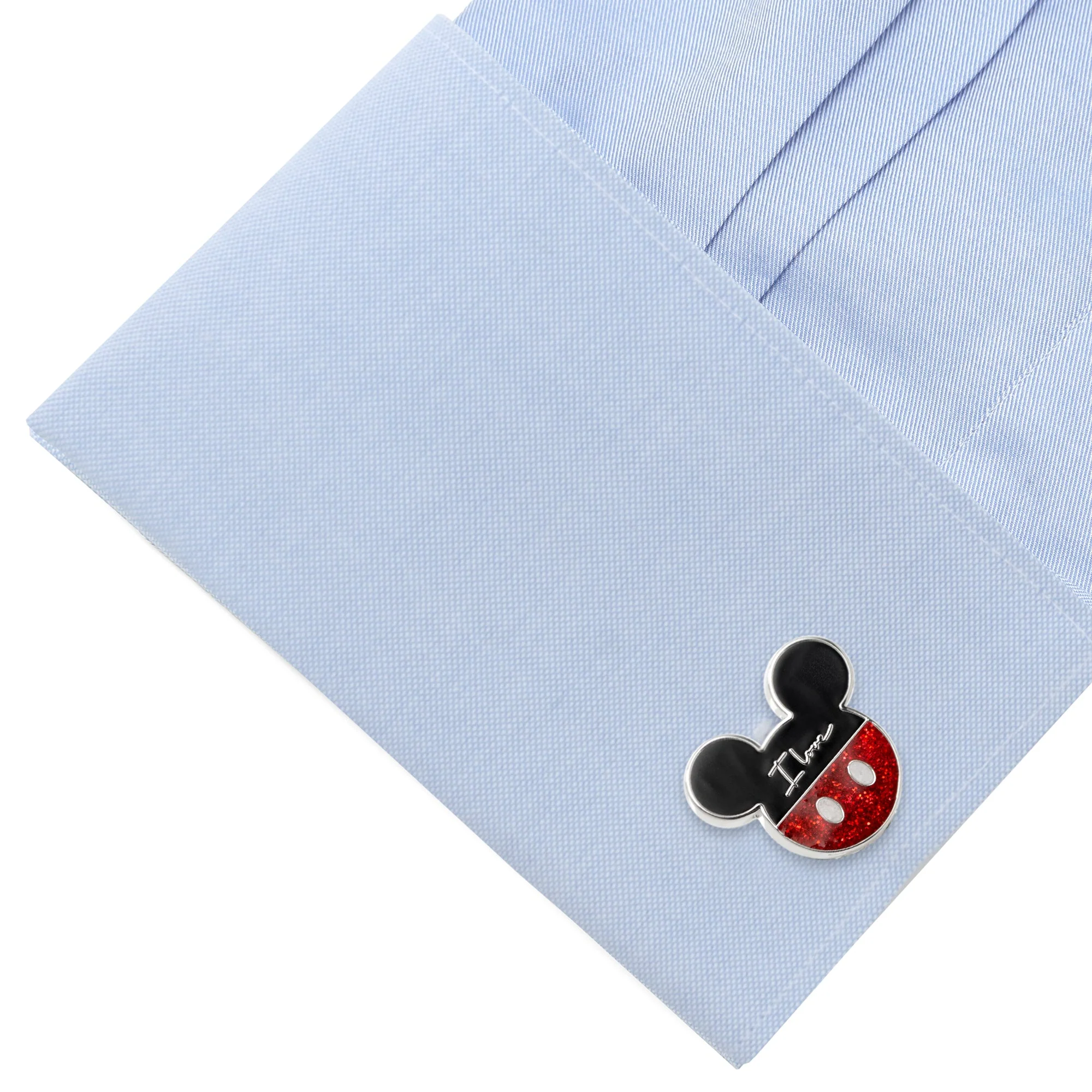 Disney Mickey and Minnie Mouse "I Love Us" Cufflinks - Image 3