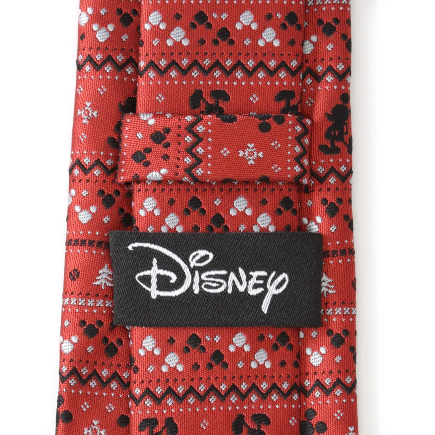 Disney Mickey Mouse Fair Isle Red Men's Tie - Image 5