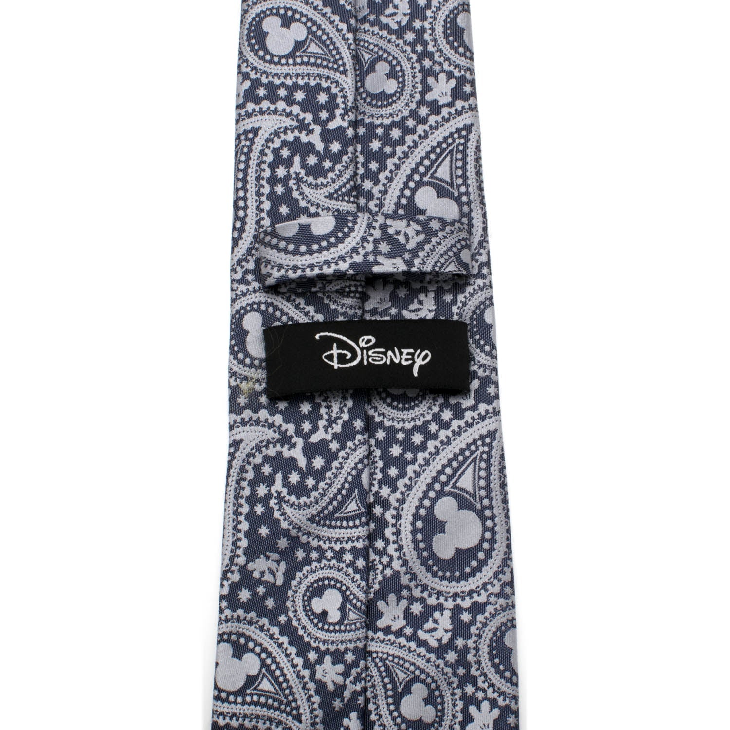 Disney Mickey Mouse Gray Paisley Mens Tie - Image 4