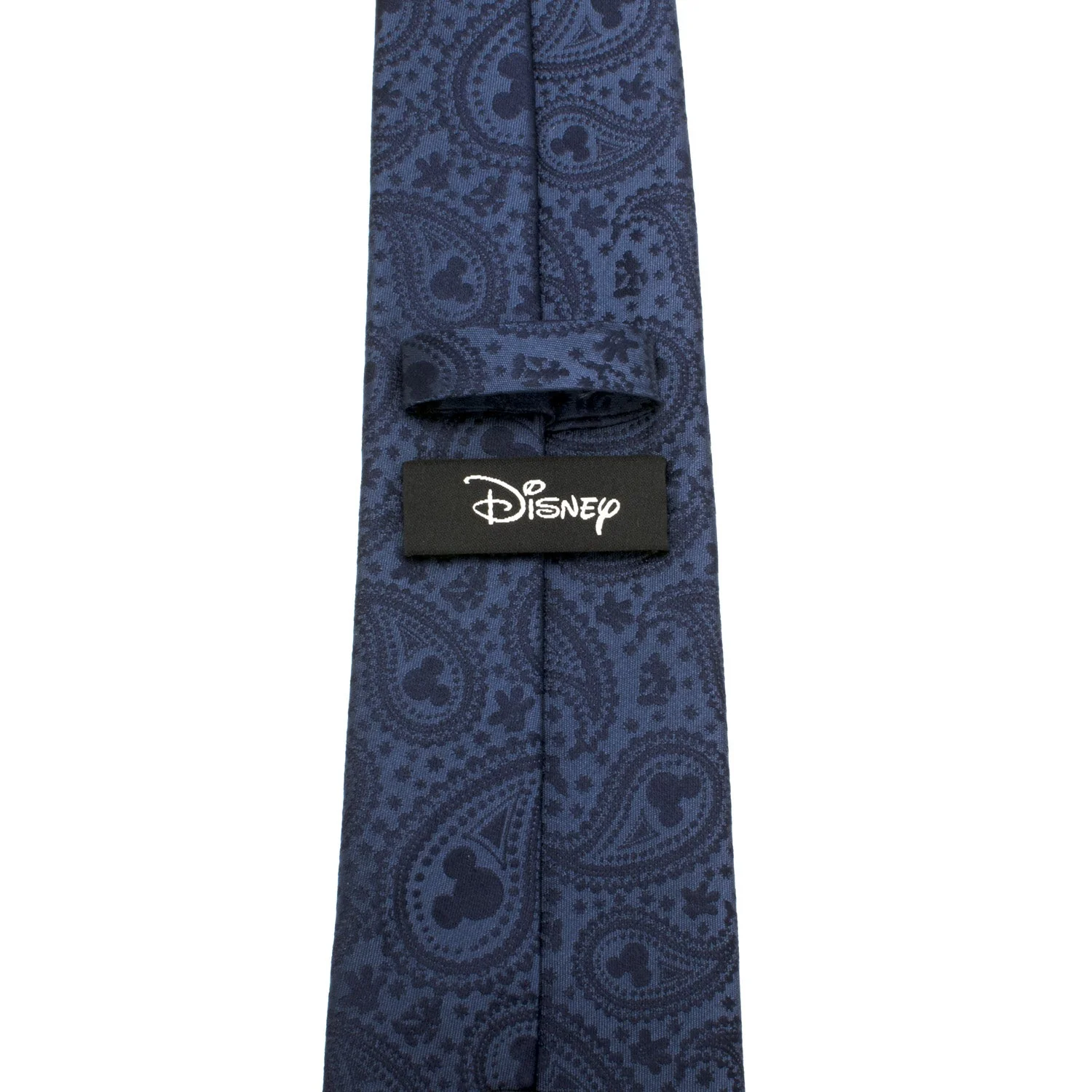 Disney Mickey Mouse Navy Paisley Men's Tie - Image 4