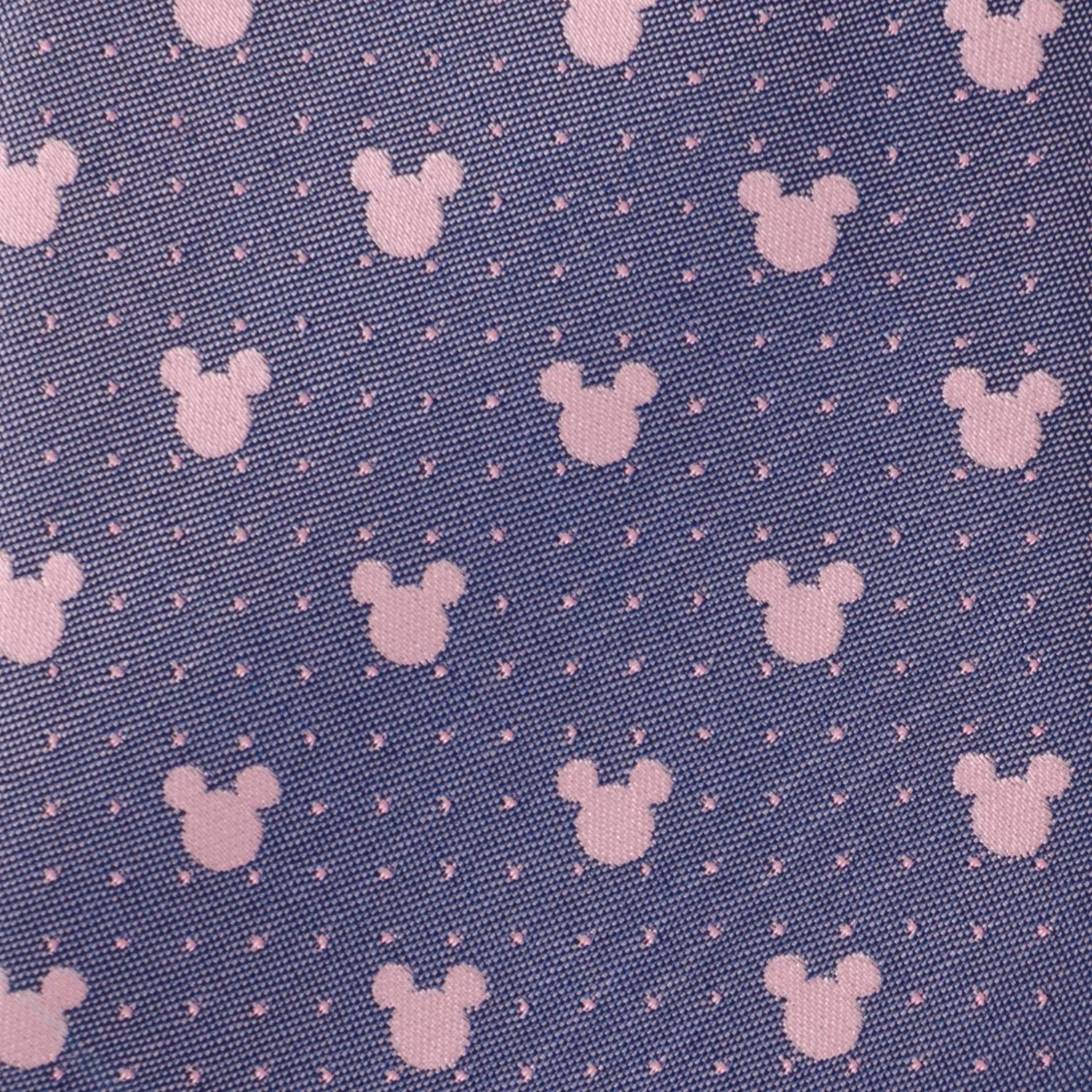 Disney Mickey Mouse Purple and Pink Dot Silhouette Tie - Image 4