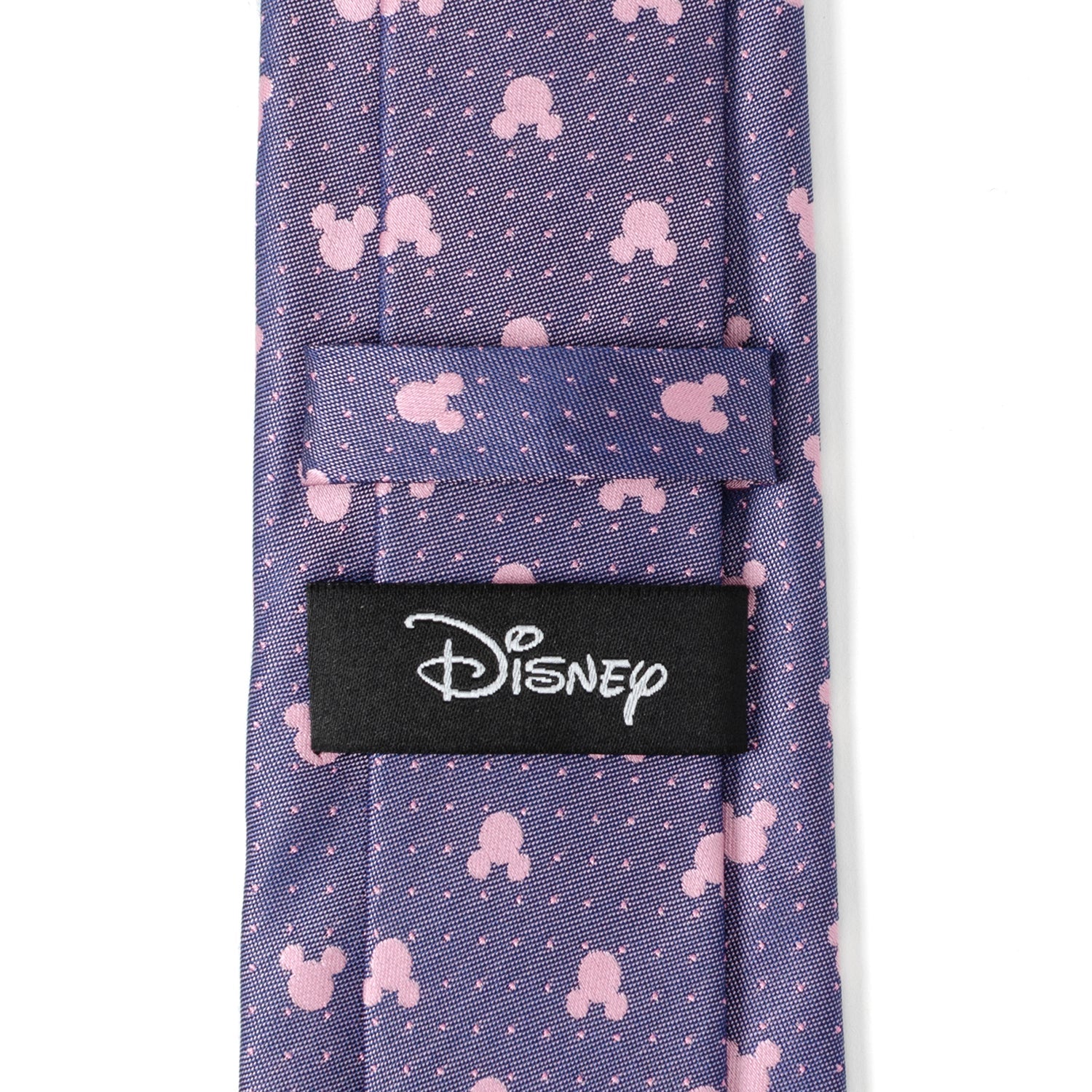 Disney Mickey Mouse Purple and Pink Dot Silhouette Tie - Image 5
