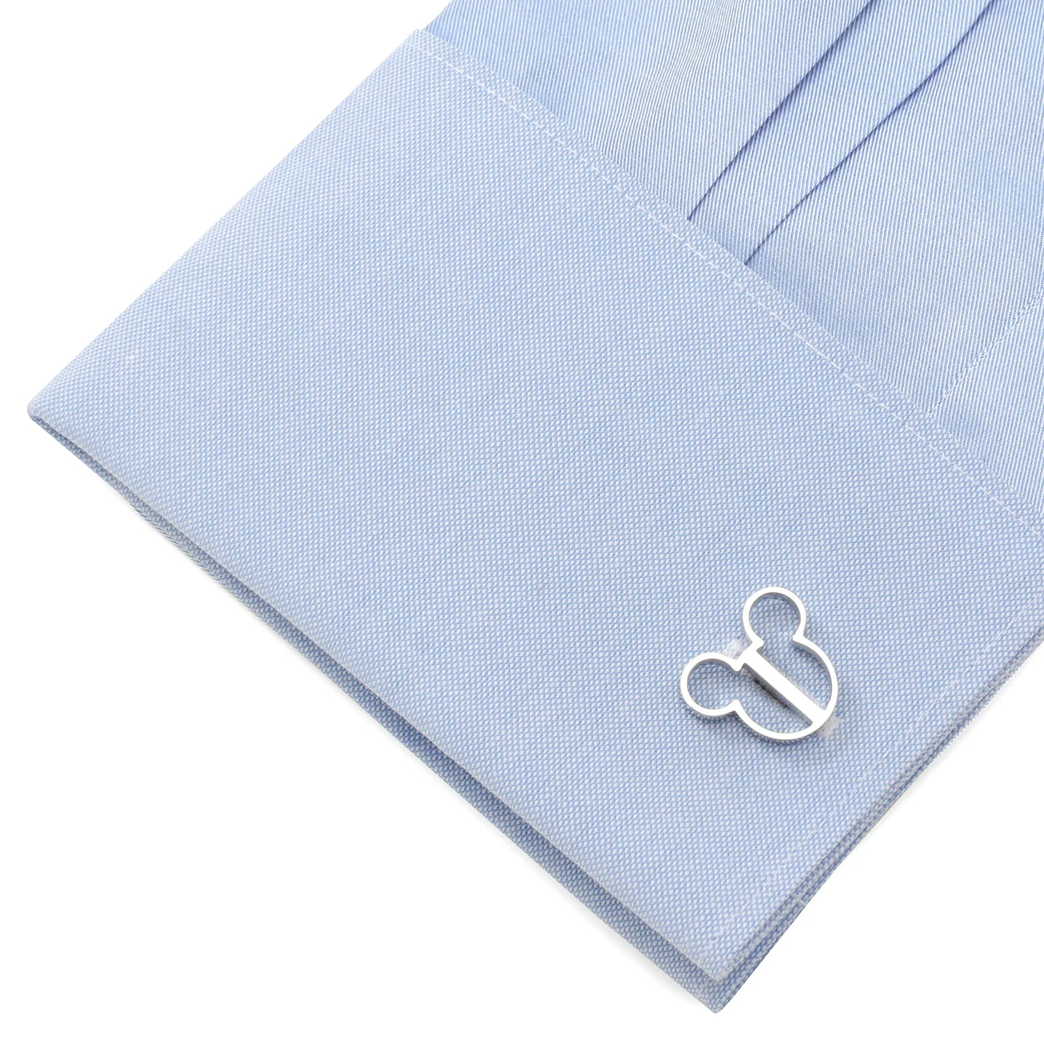 Disney Mickey Mouse Silhouette Cutout Cufflinks - Image 3