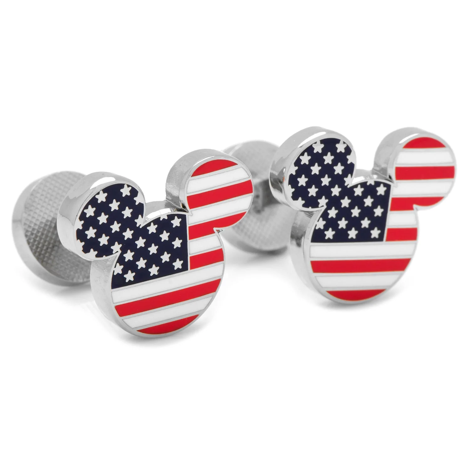 Disney Mickey Mouse Stars and Stripes Cufflinks - Image 2