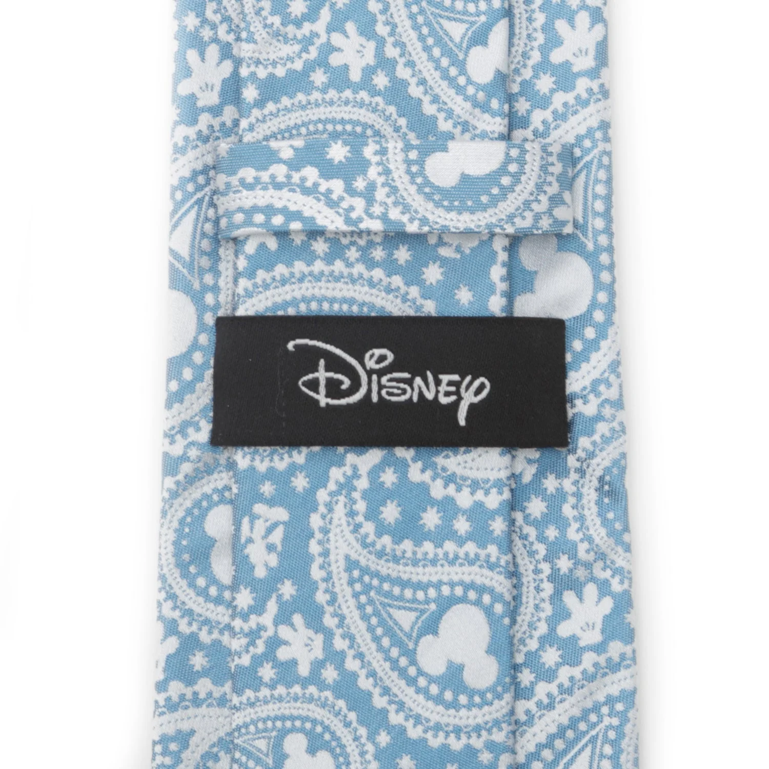 Disney Mickey Mouse Teal Paisley Men's Tie - Image 4