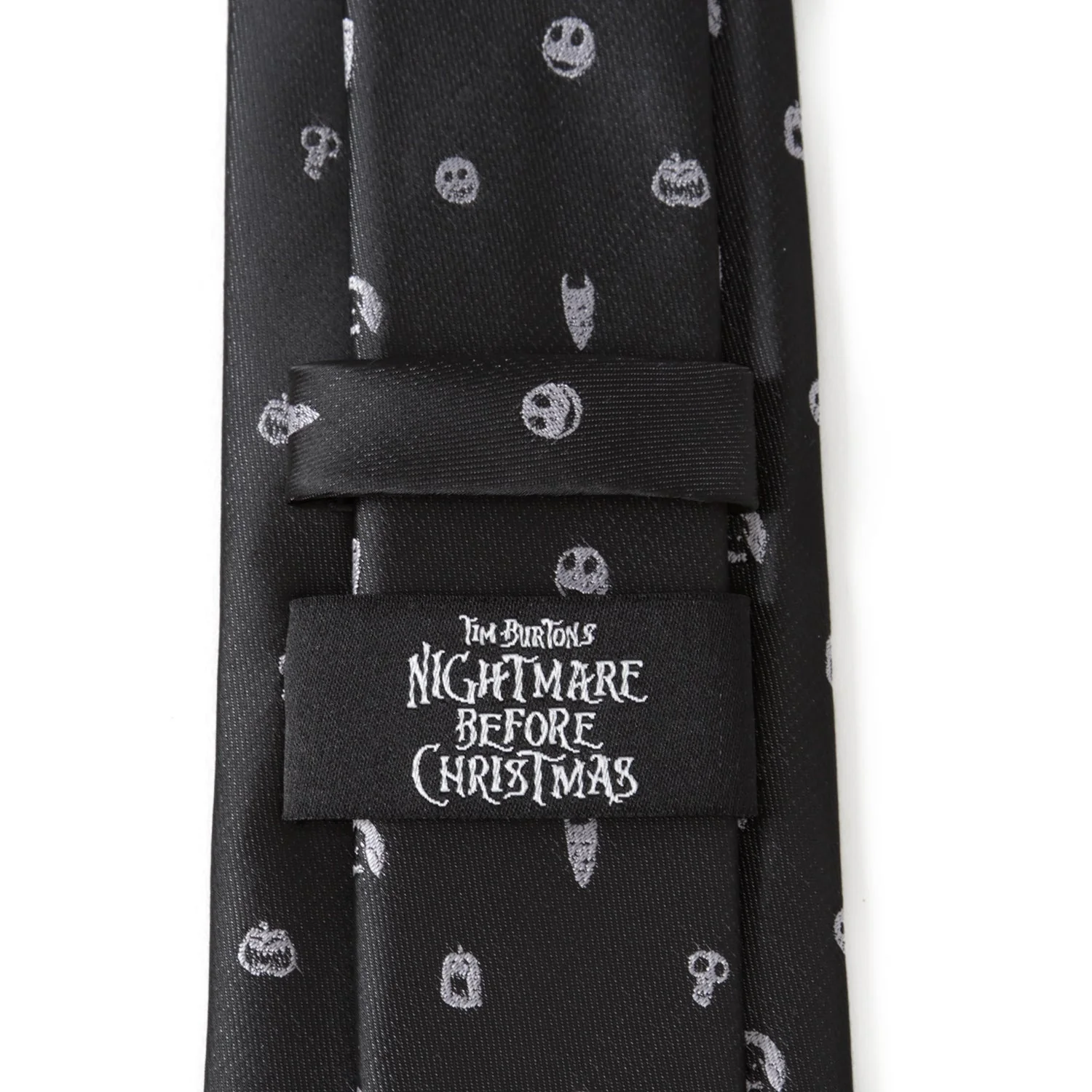 Disney The Nightmare Before Christmas Black Gray Men's Tie - Image 5