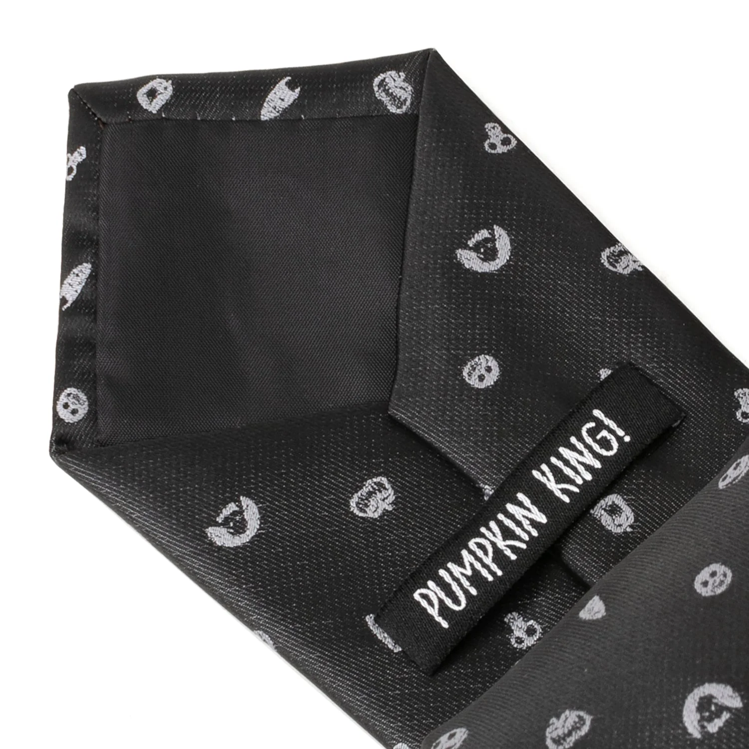 Disney The Nightmare Before Christmas Black Gray Men's Tie - Image 7