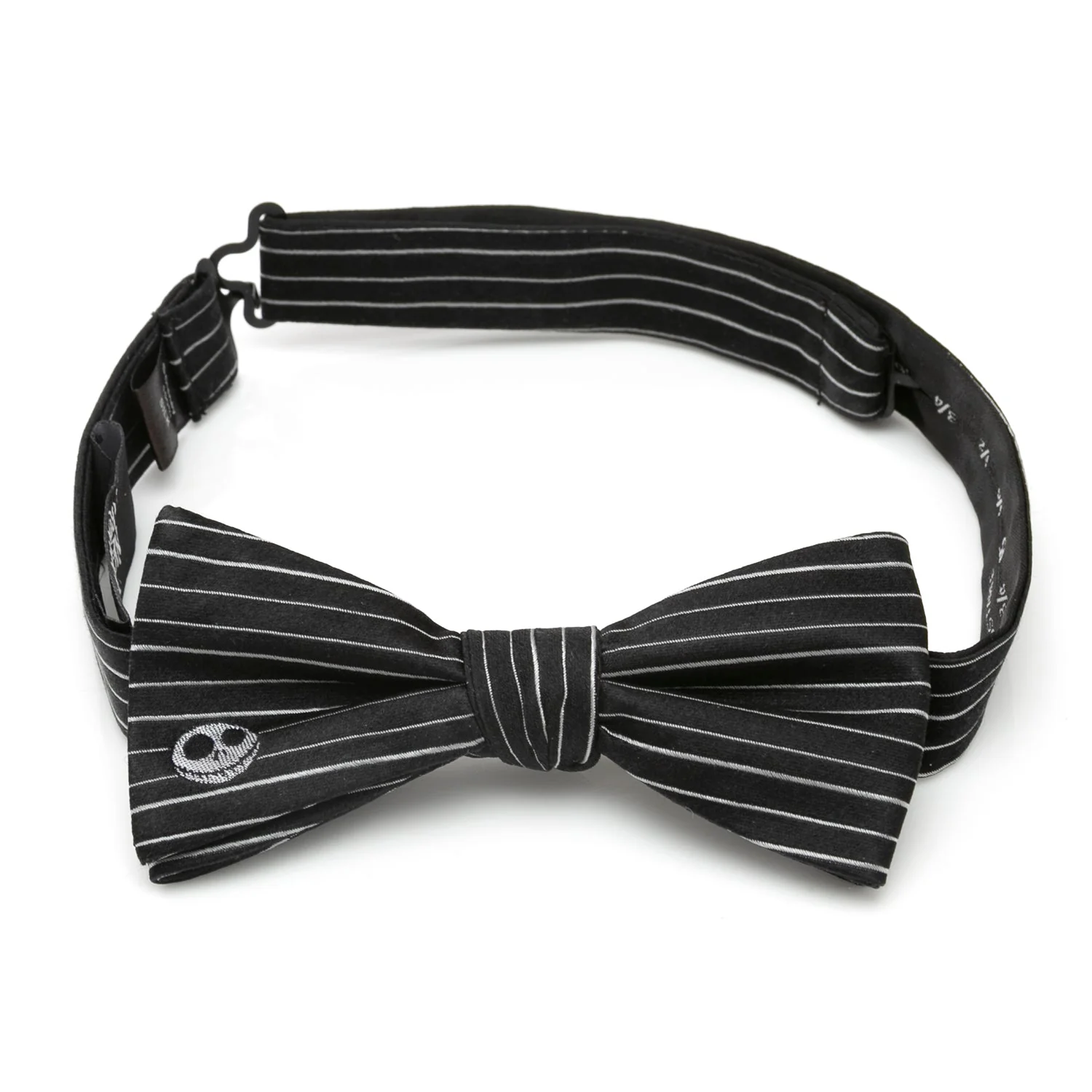 Disney The Nightmare Before Christmas Jack Skellington Striped Men's Bow Tie - Image 4