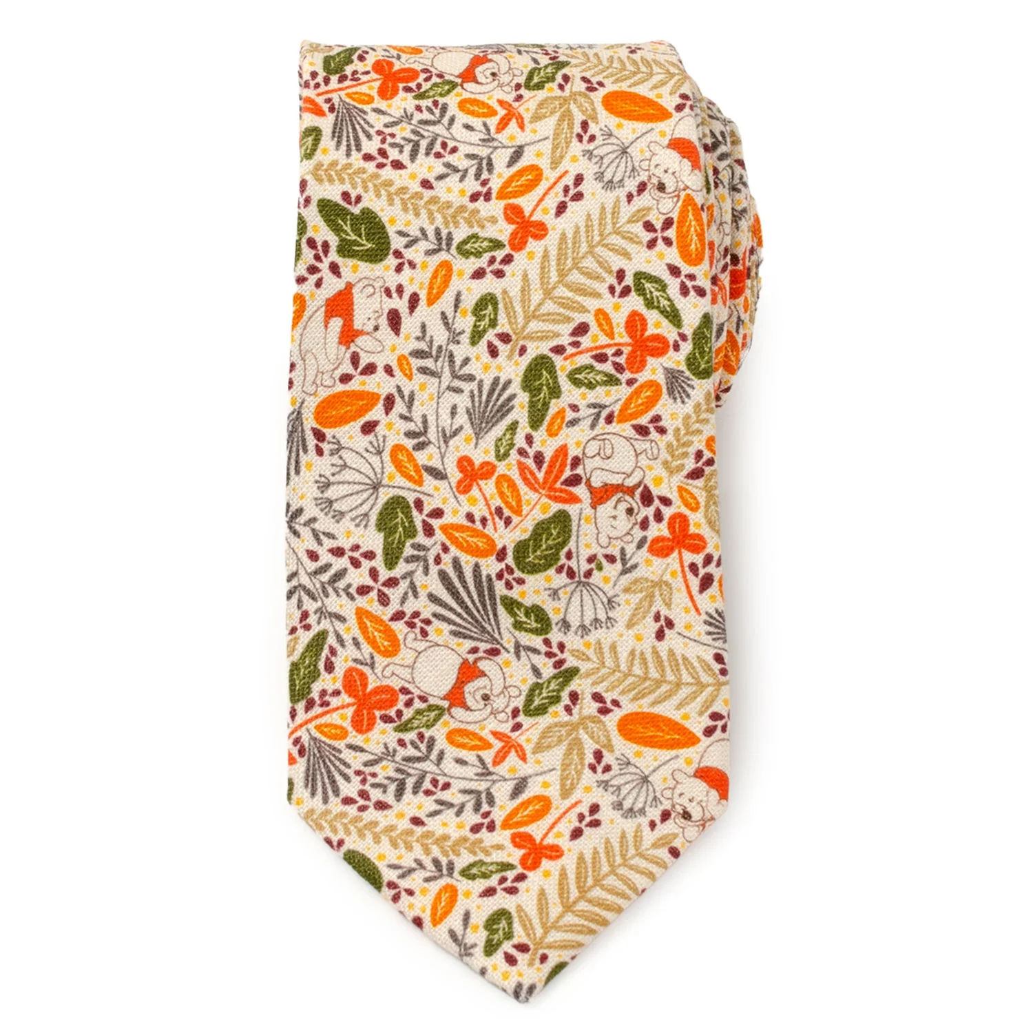Disney Winnie the Pooh Tan Patterned Men's Tie - Image 3