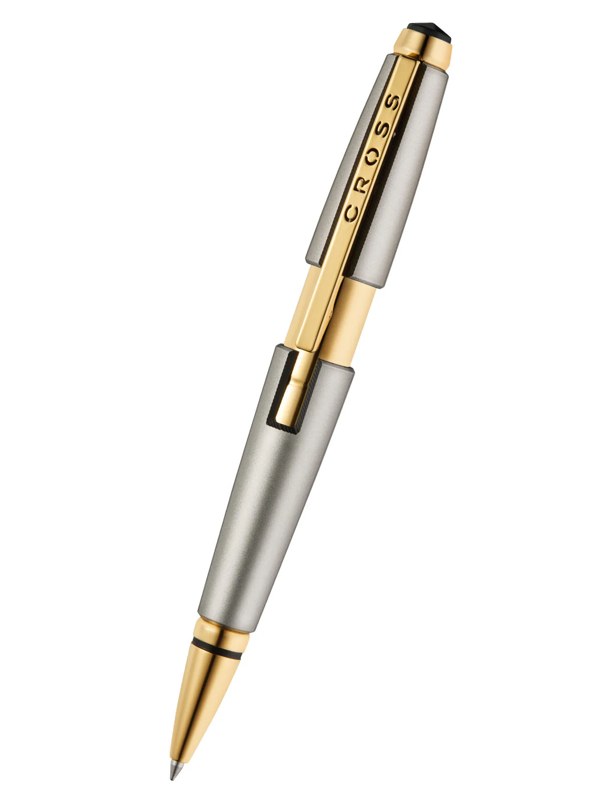 Edge™ Sonic Titanium Lacquer with Gold PVD Appointments Selectip® Rollerball Pen - Image 3