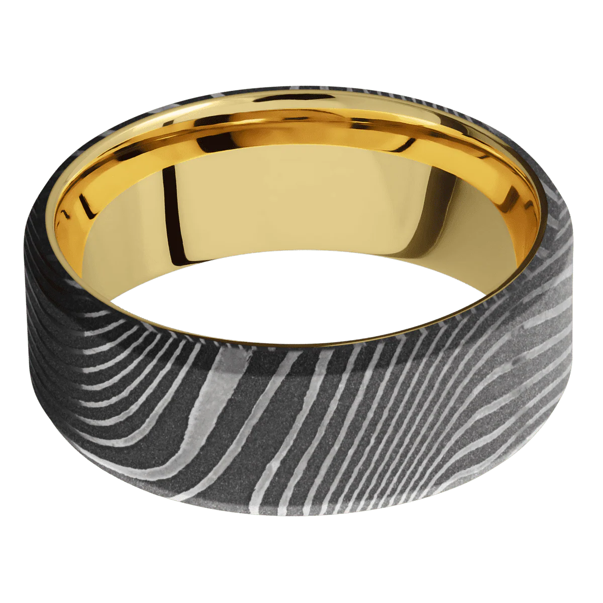 Flattwist + Acid Finish + 10K Yellow Gold - Image 3