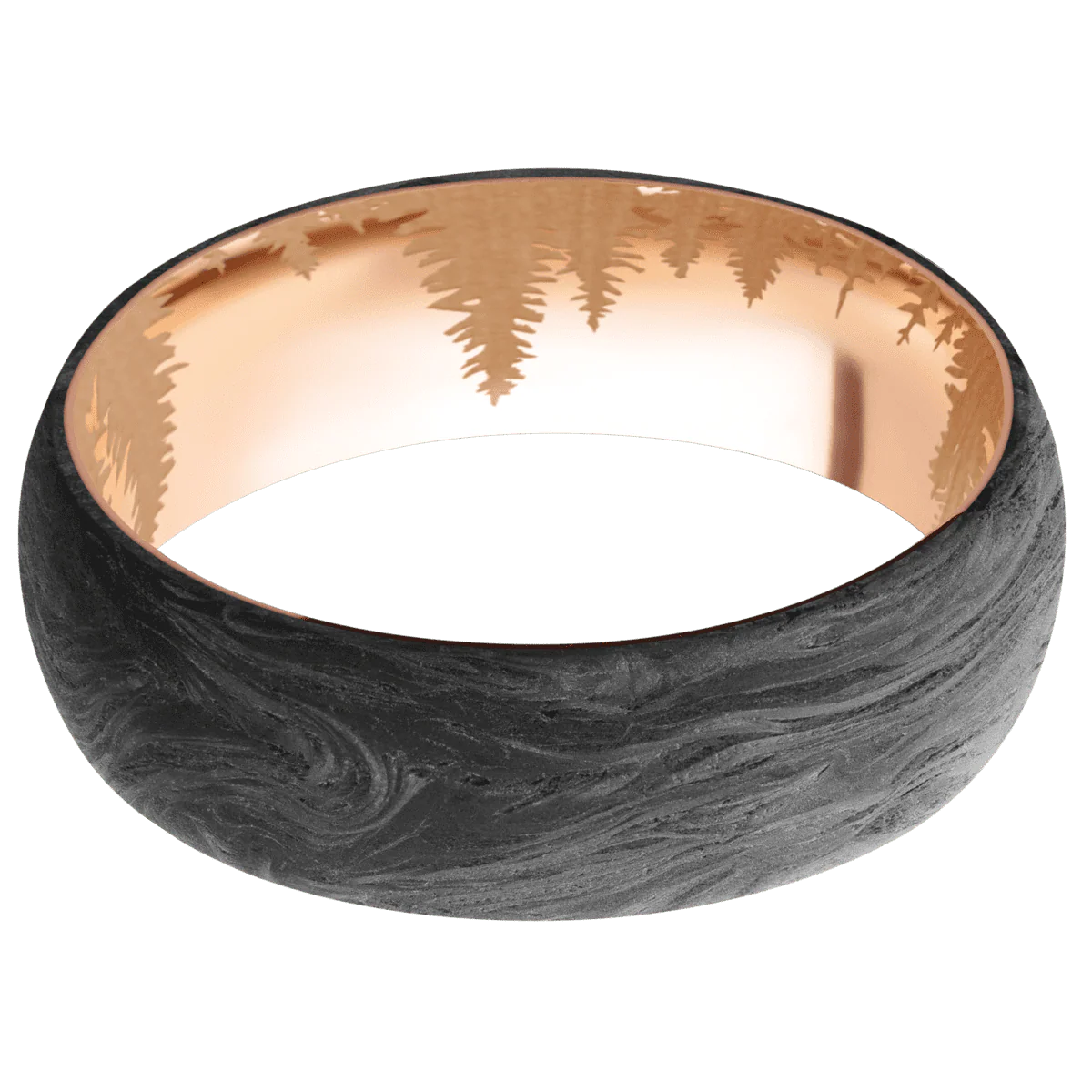 Forged Carbon Fiber + None Finish + 18K Rose Gold - Image 3