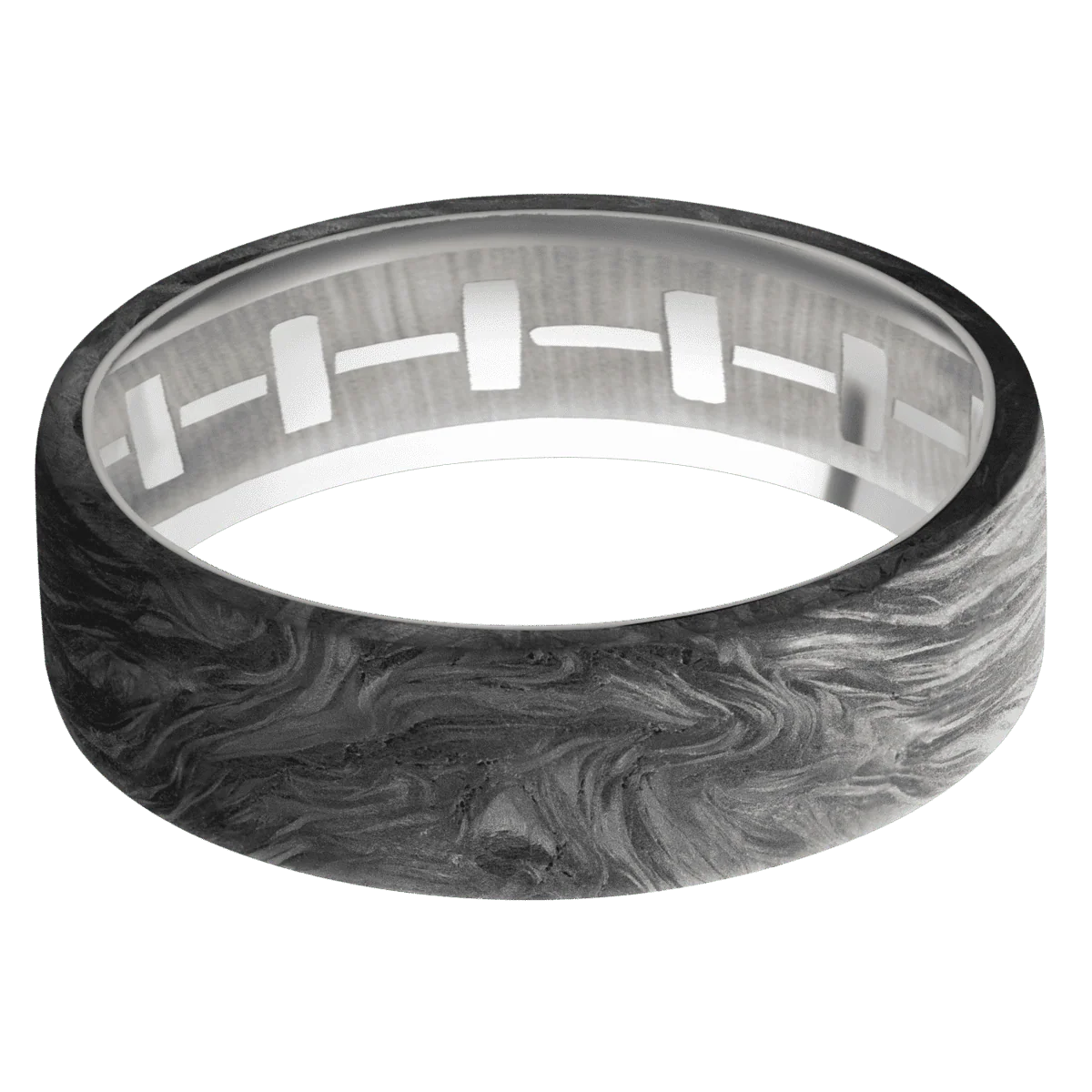 Forged Carbon Fiber + None Finish + 18K White Gold - Image 3