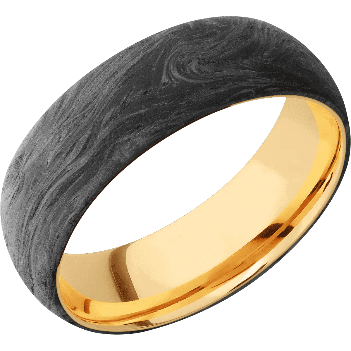 Forged Carbon Fiber + None Finish + 18K Yellow Gold - Image 2