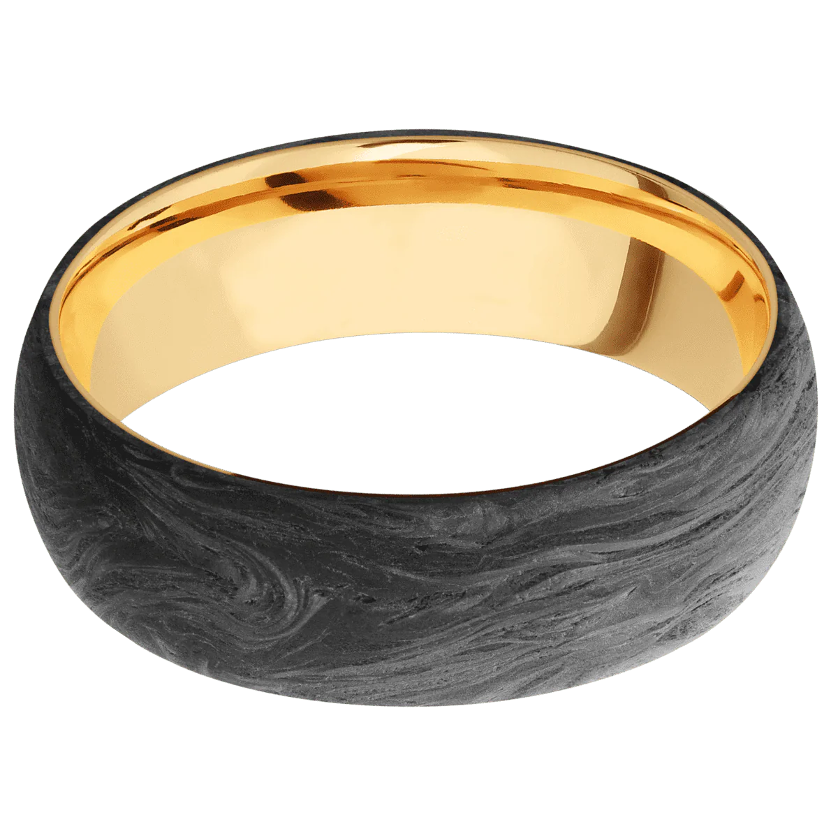 Forged Carbon Fiber + None Finish + 18K Yellow Gold - Image 3