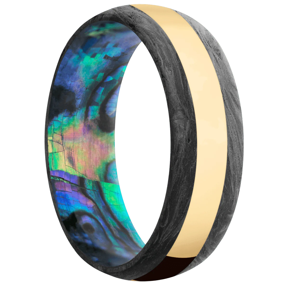 Forged Carbon Fiber + None Finish + Abalone