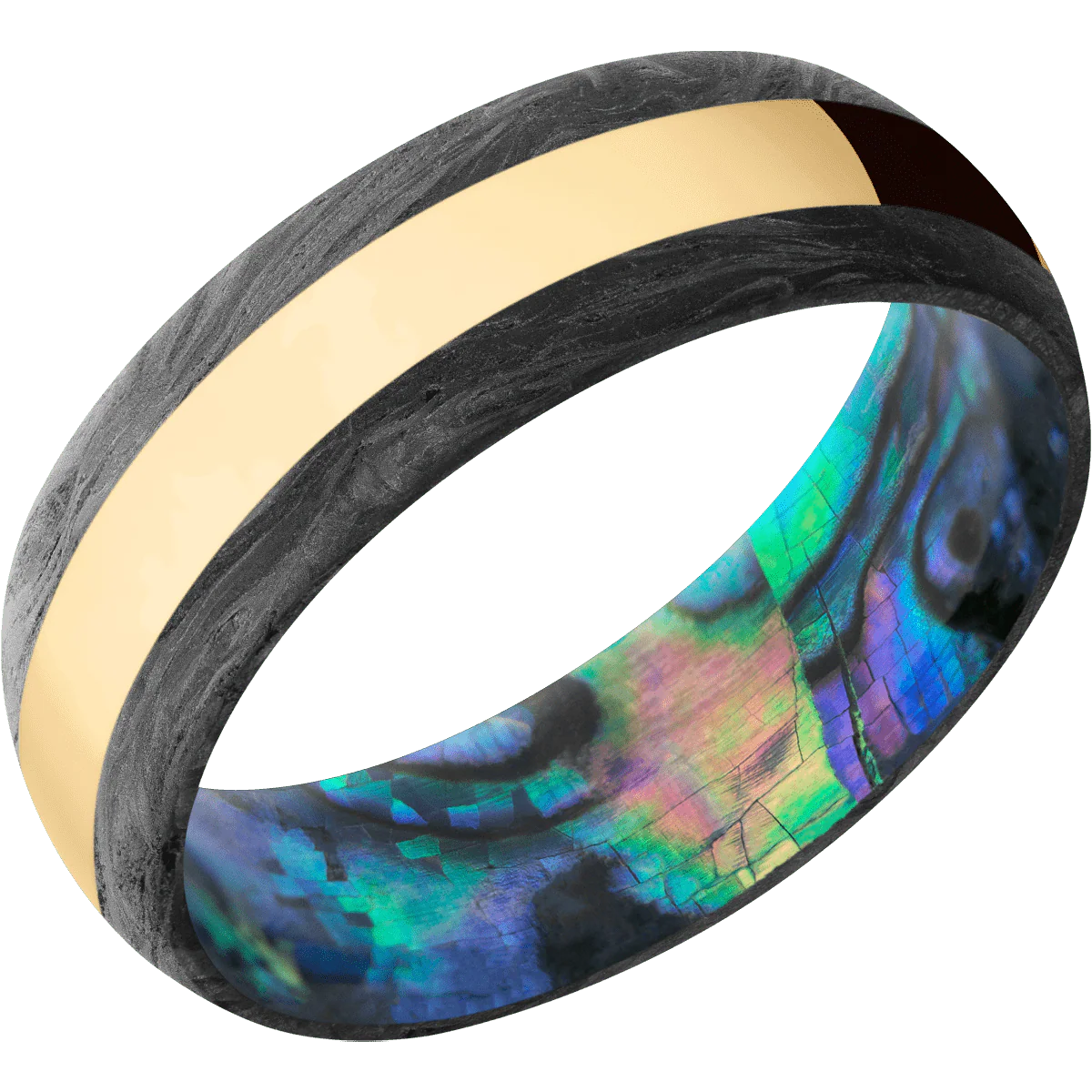Forged Carbon Fiber + None Finish + Abalone - Image 2