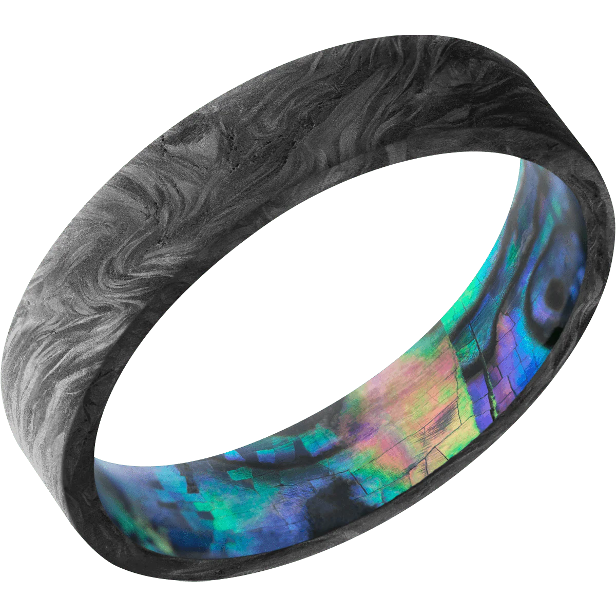 Forged Carbon Fiber + None Finish + Abalone - Image 2