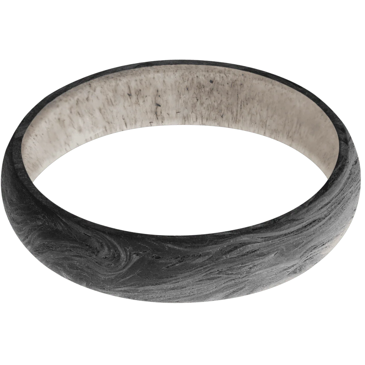 Forged Carbon Fiber + None Finish + Antler - Image 3