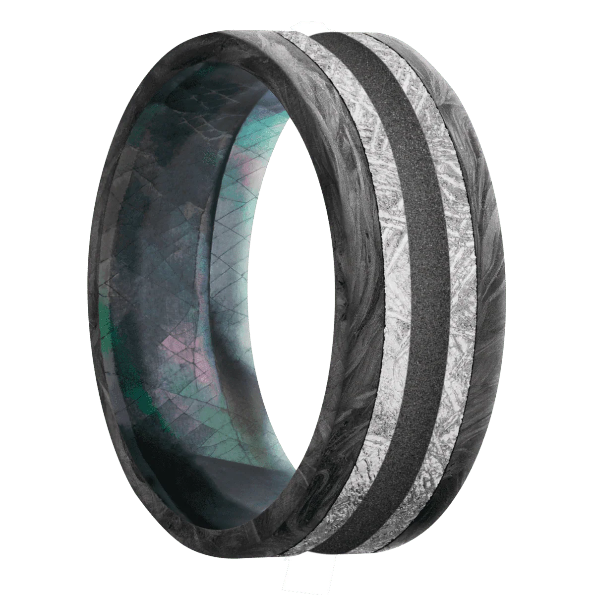 Forged Carbon Fiber + None Finish + Black Mother of Pearl